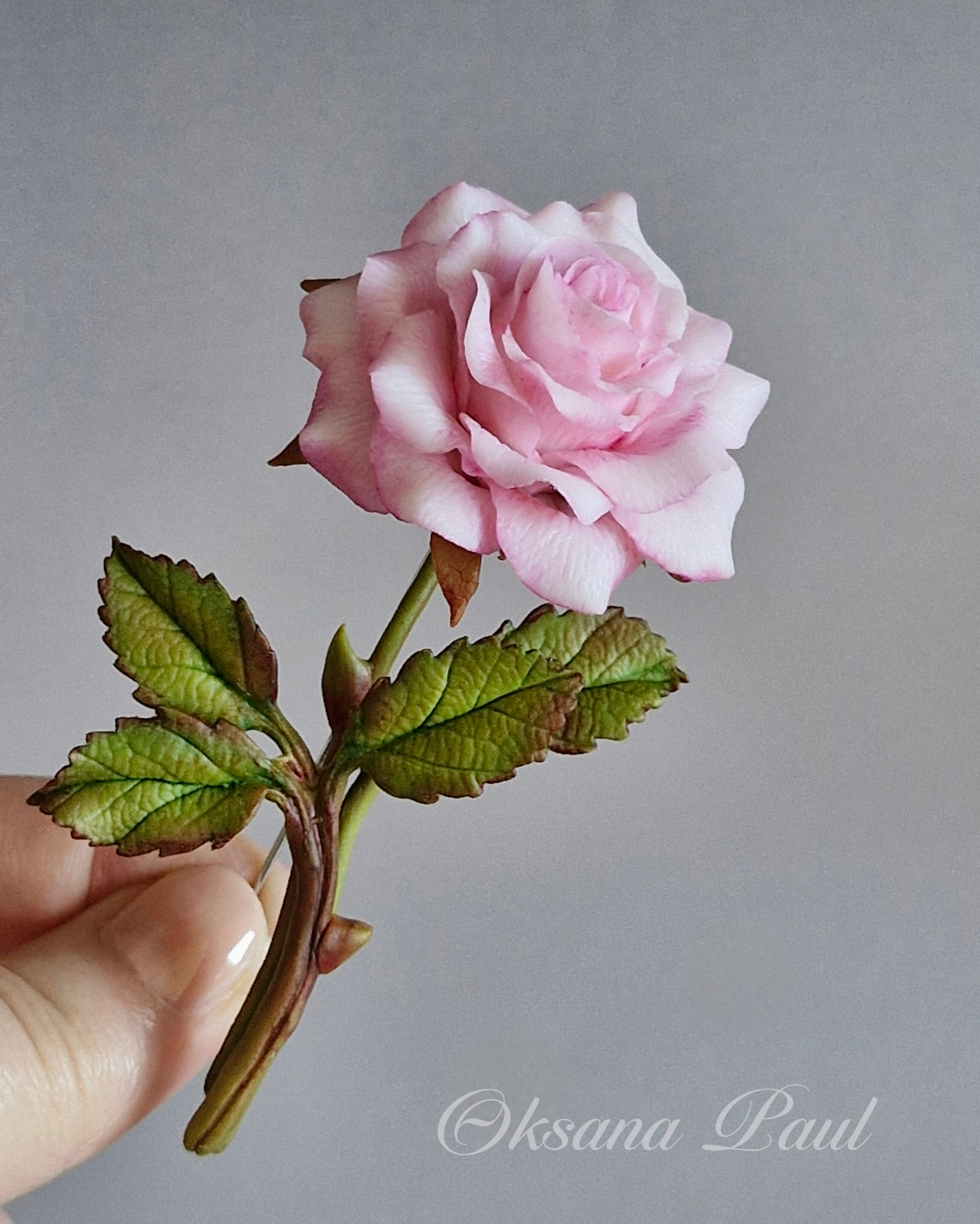 Броши с цветами / Blumen-Broschen ➜. Oksana Paul-Gardinen-Design Oksana Paul ✧ Art of Gardinen & Textile Design ✧ Polymer Clay Art & Handmade Creatures