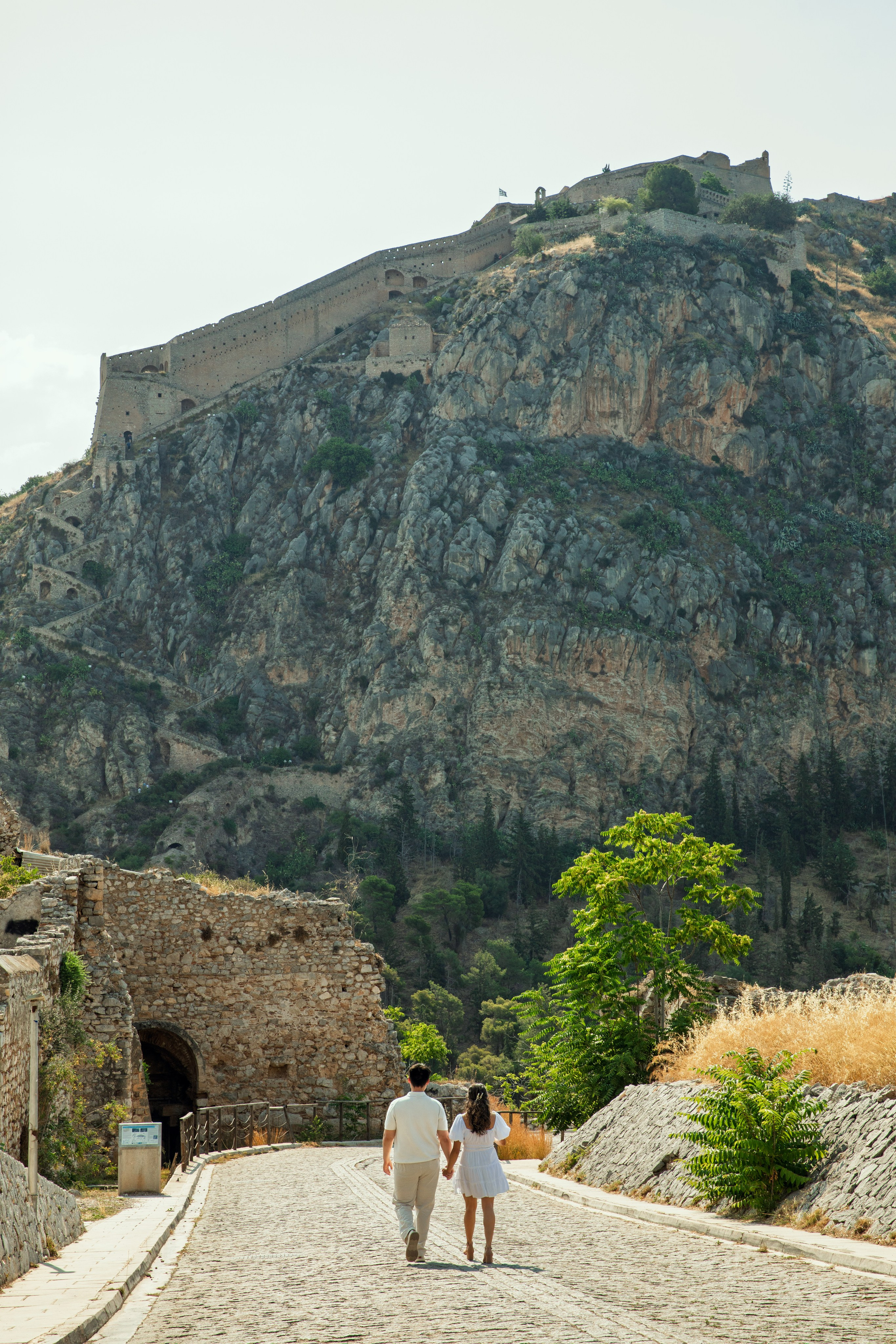 Ariana & Richard (USA). Photographer Anya Khasapi. Nafplio, Greece