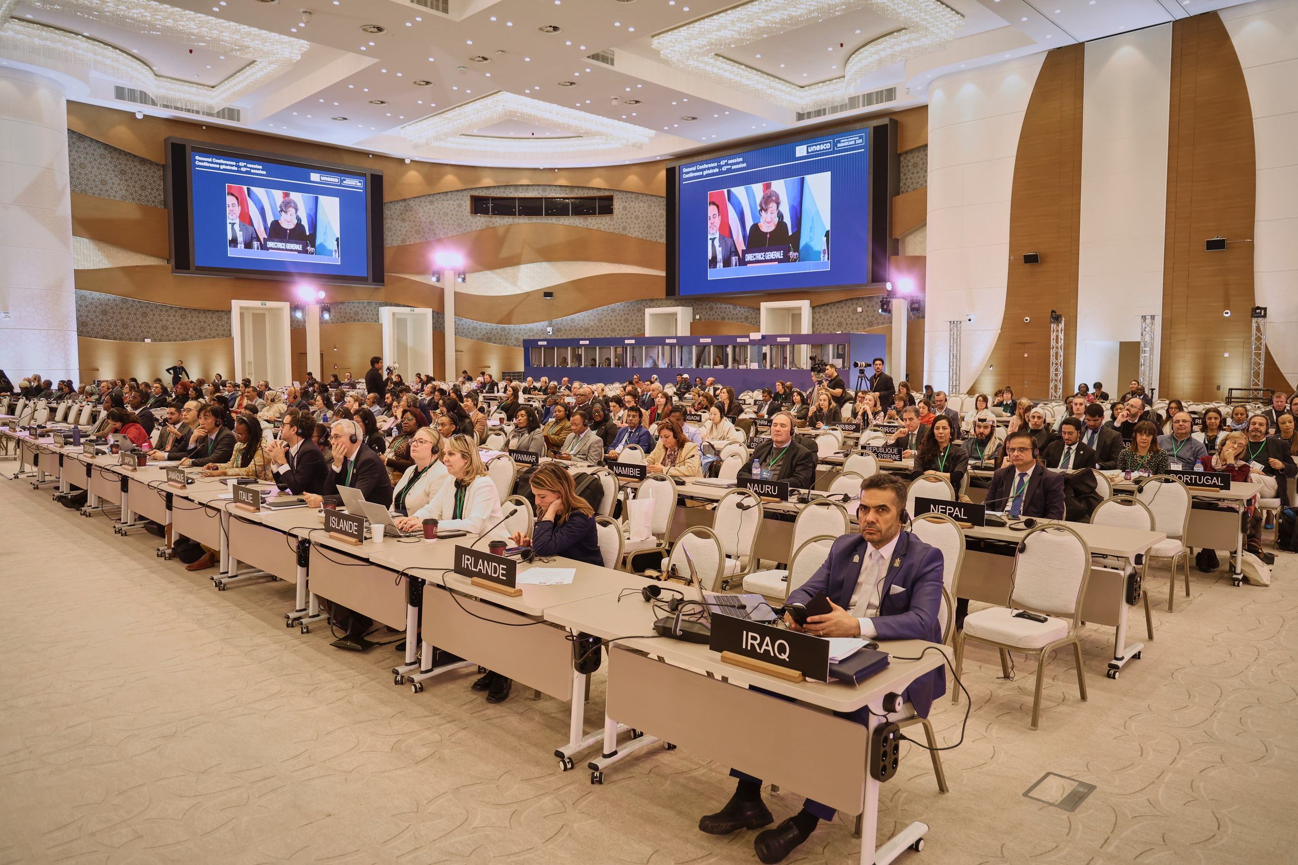 General conference UNESCO 2025 Uzbekistan. Photographer in Uzbekistan and Samarkand Djasur Marupov