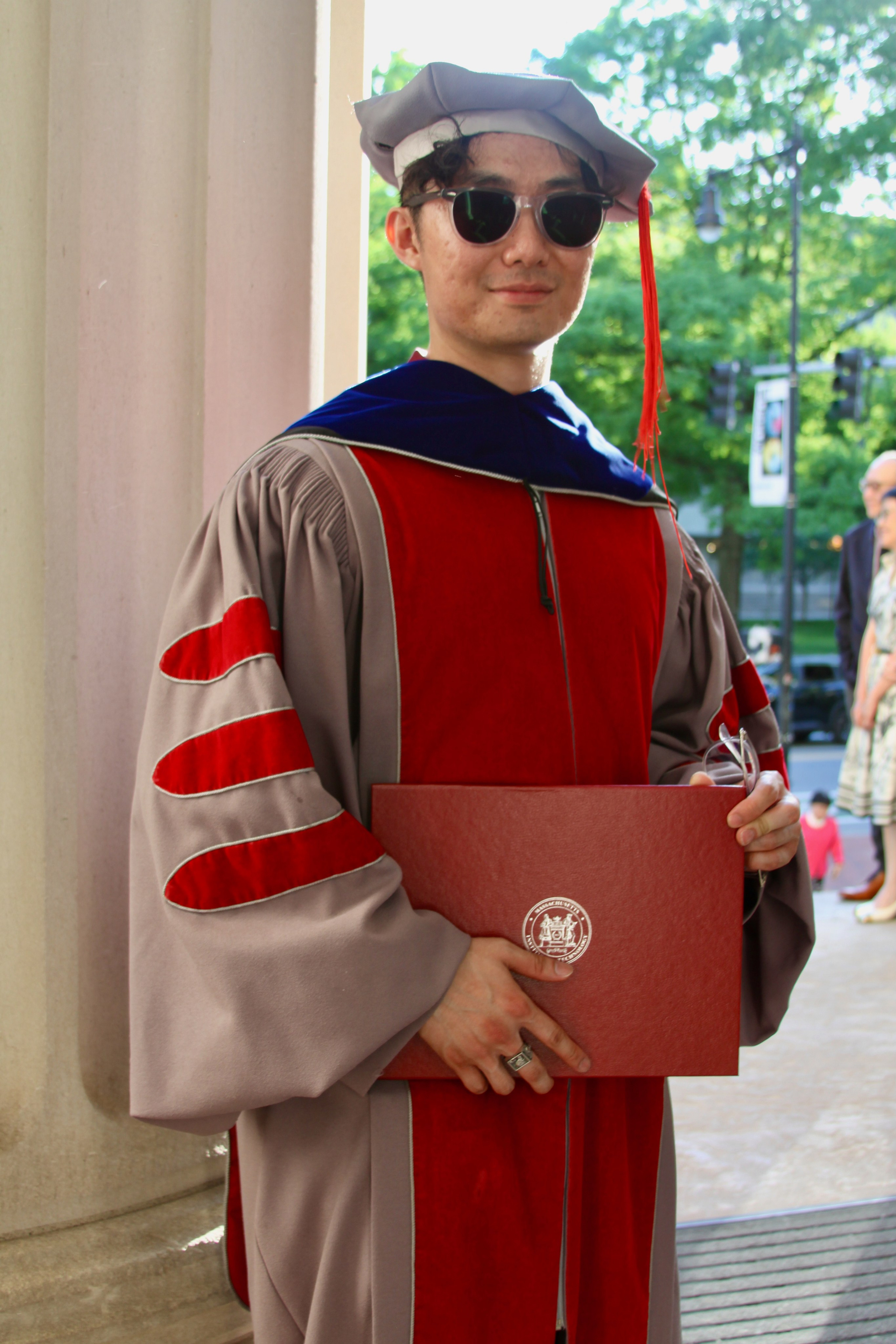 PhD graduation with Elton. Kelly Sang, graduation and portrait photographer in Boston