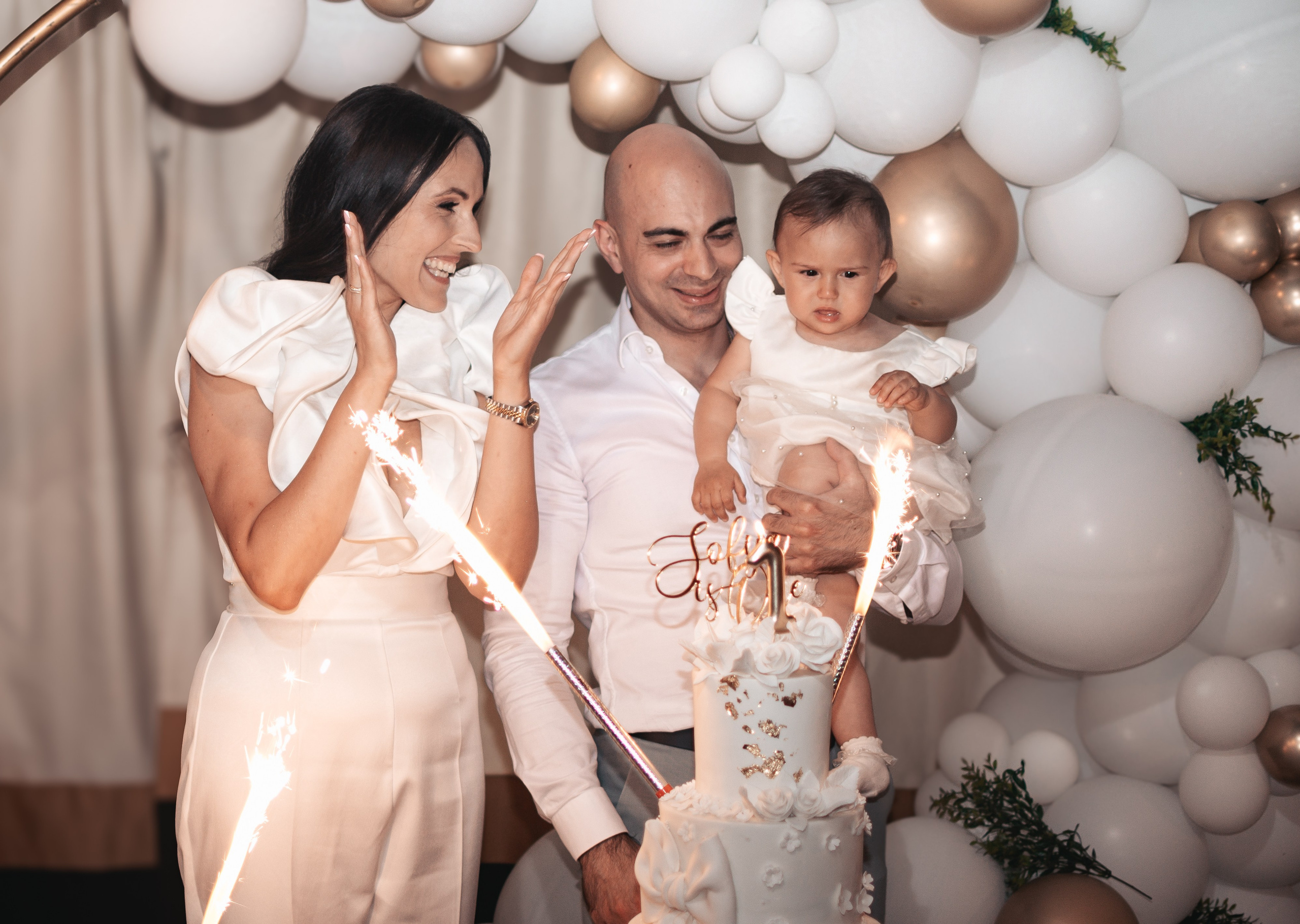 Sofija, krštenje i rođendan. BambinaaPhotography