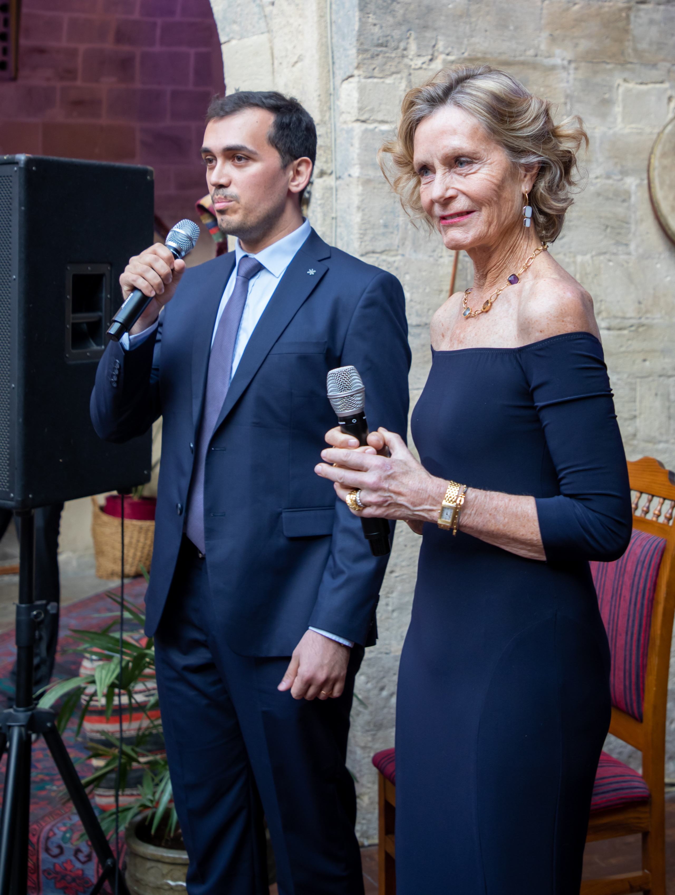 Gala-Dinner with the French Countess, the main etiquette expert Marie de Tilly. Baku Photographer