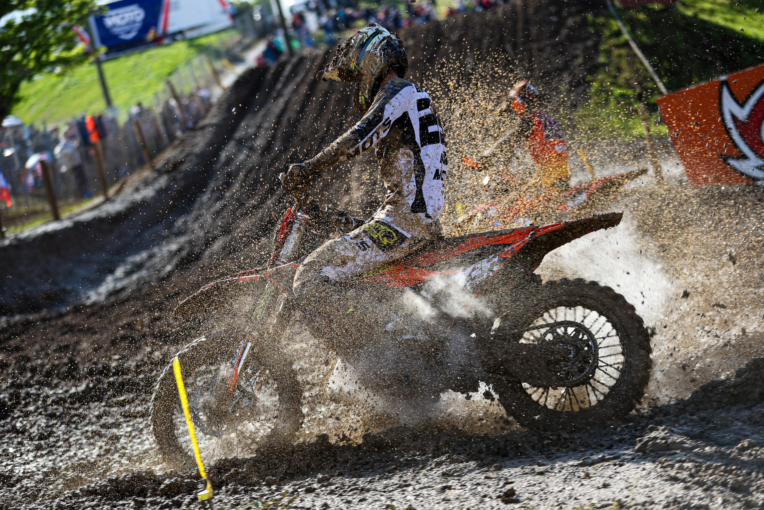 Mud race MXGP Motocross World Championship 