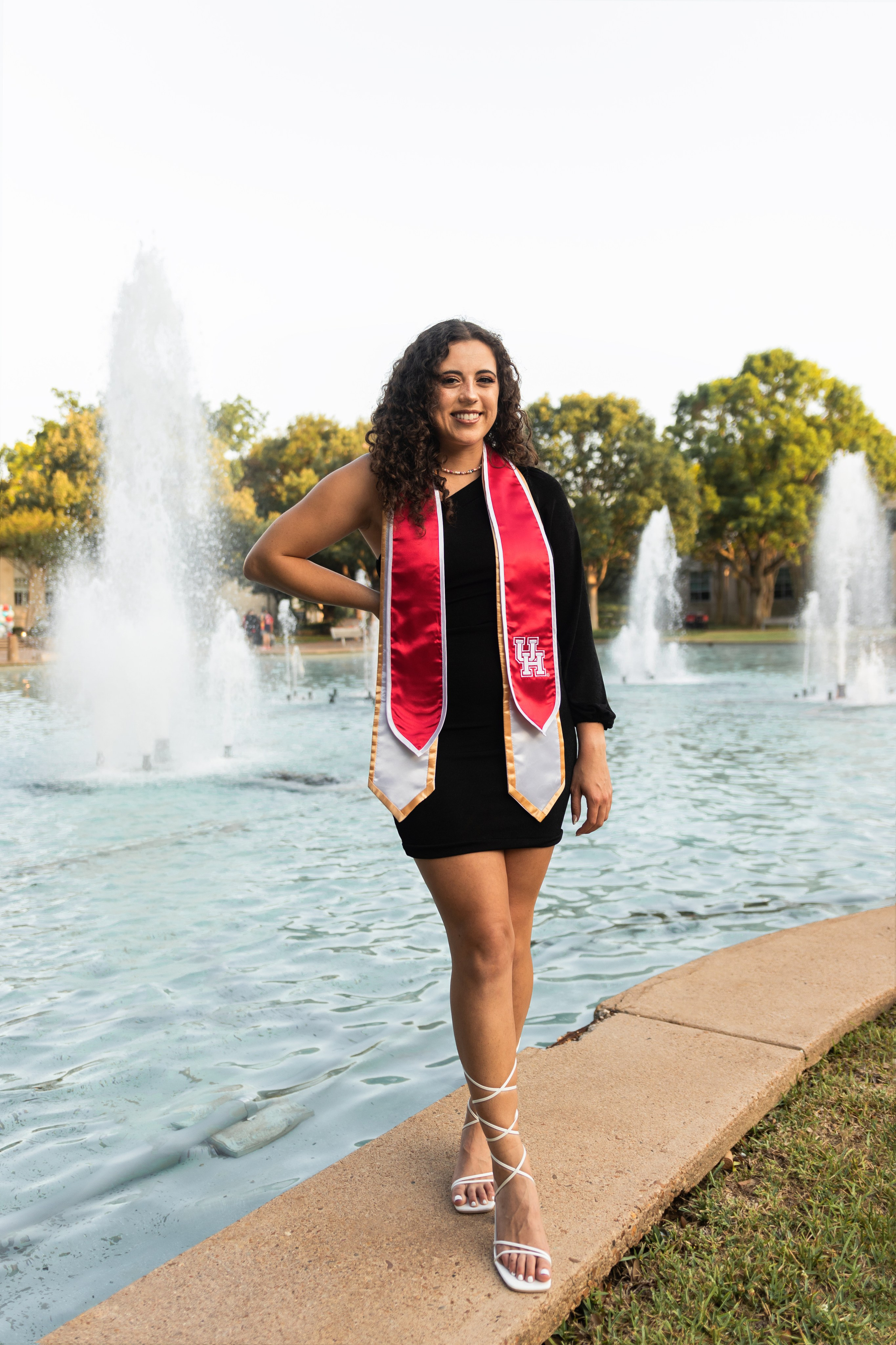 Alicia’s graduation photoshoot at the University of Houston