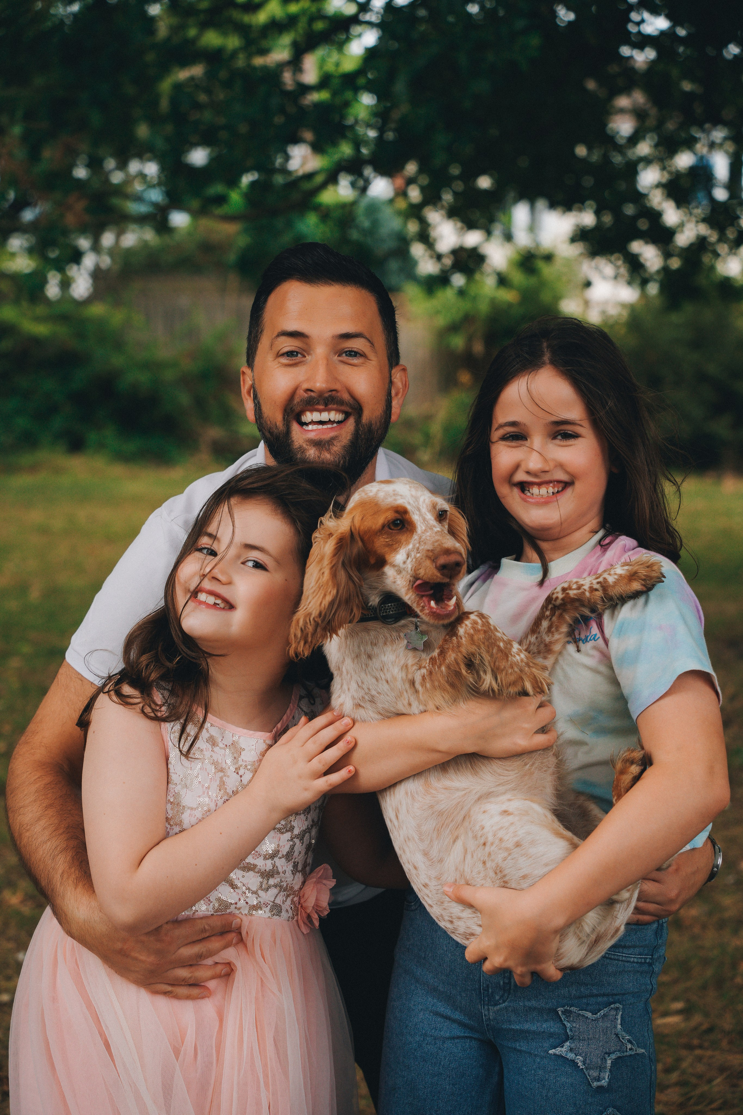 Family photo shoot in Solihull and Birmingham outside 