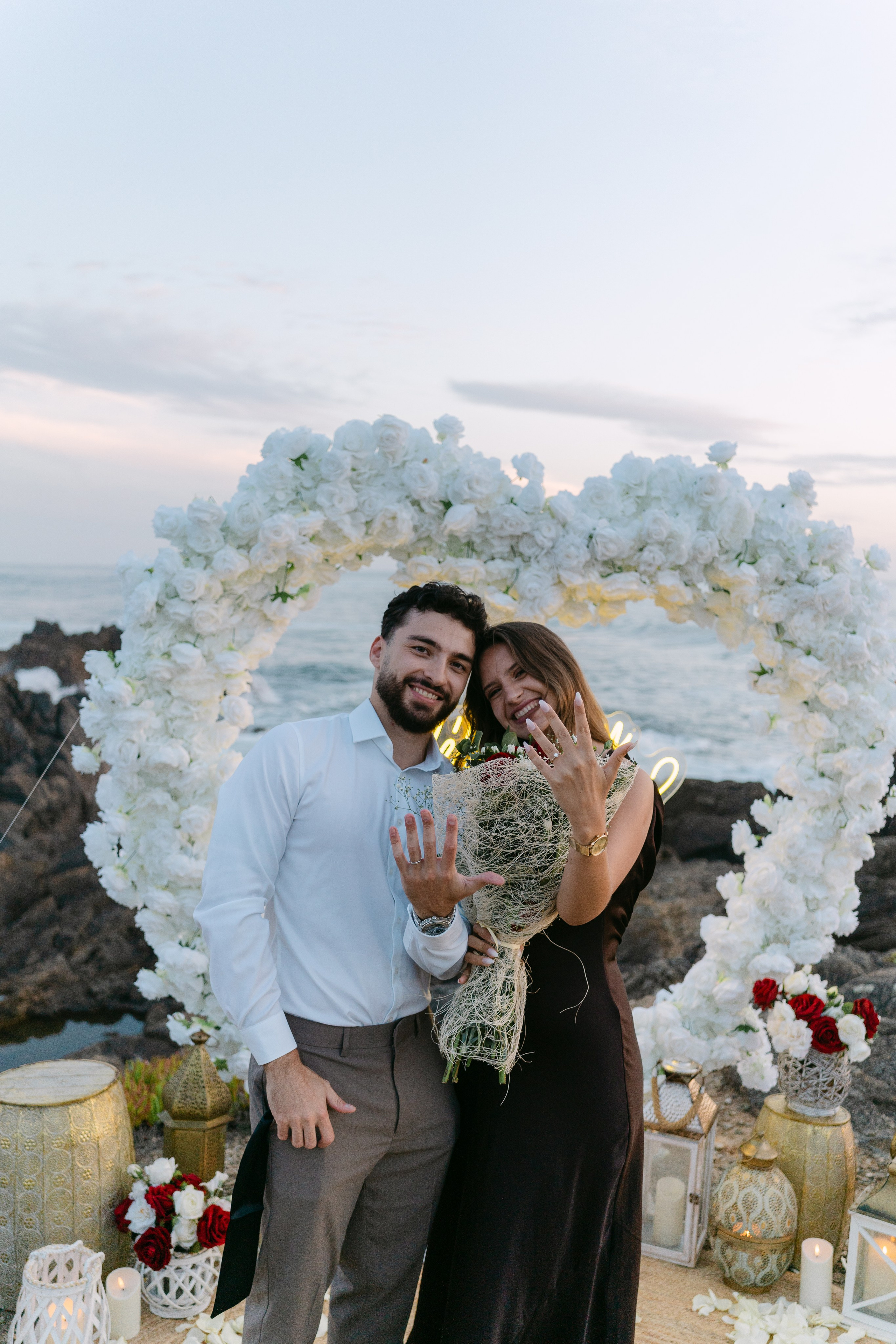Wedding Proposal at the Beach. Davi Valente