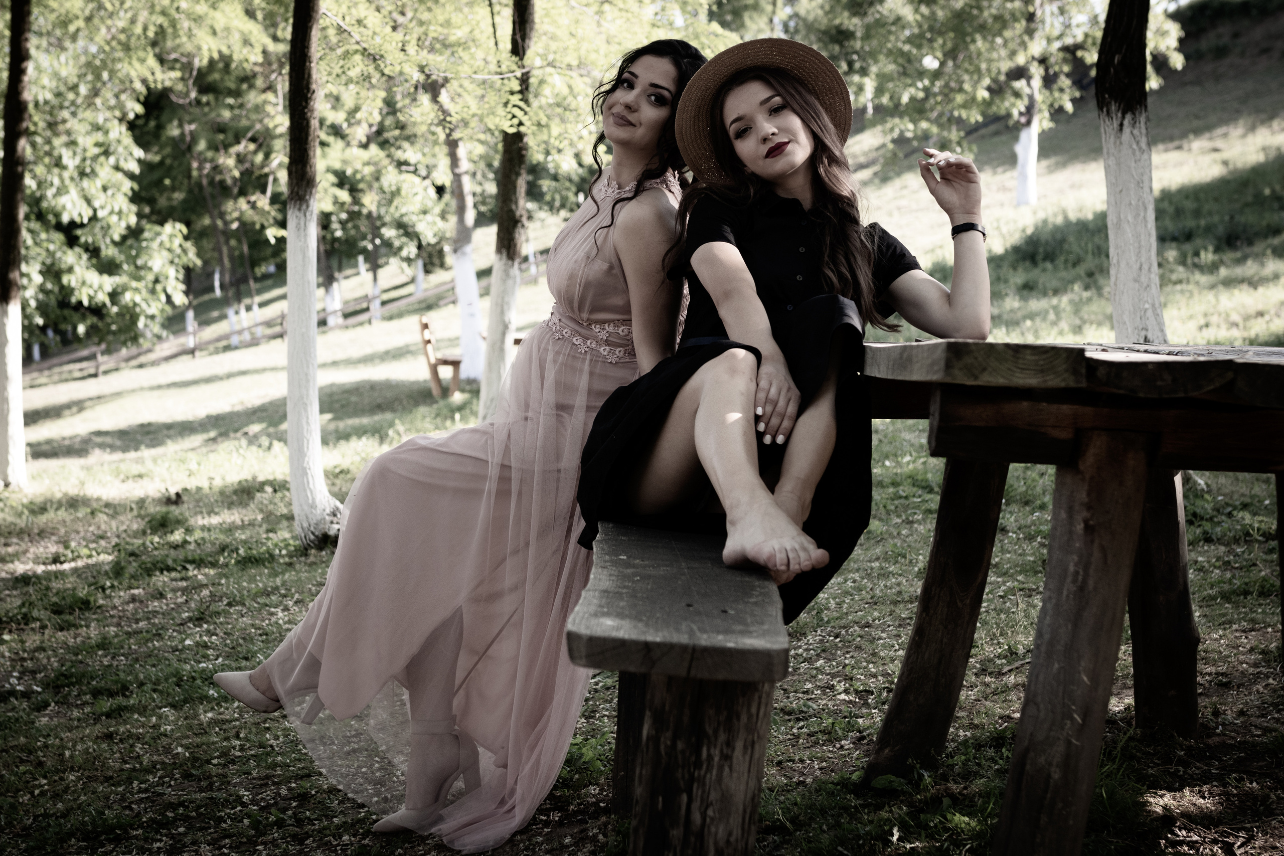 Fotografisanje devojaka u prirodi