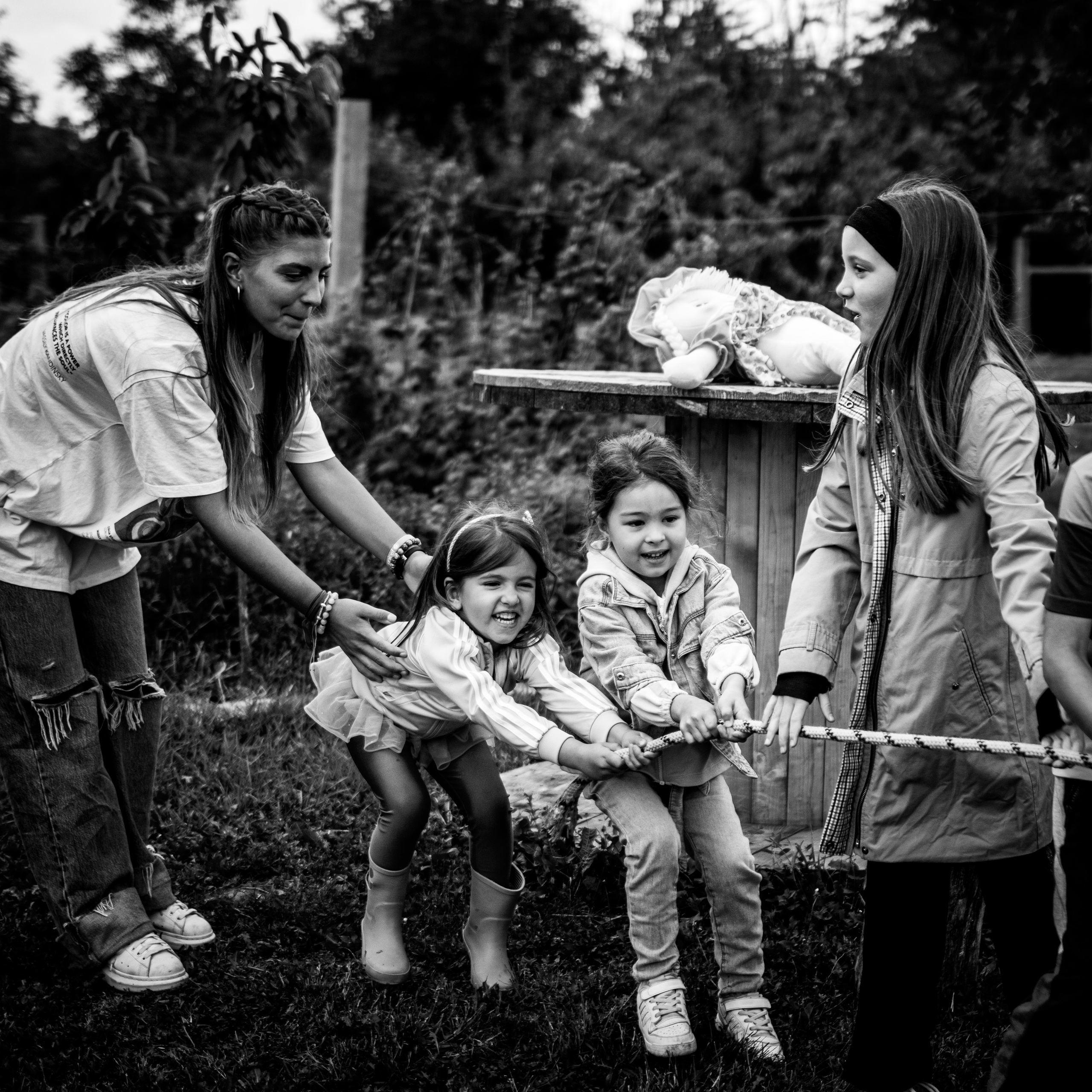 crno-bela fotografija igre