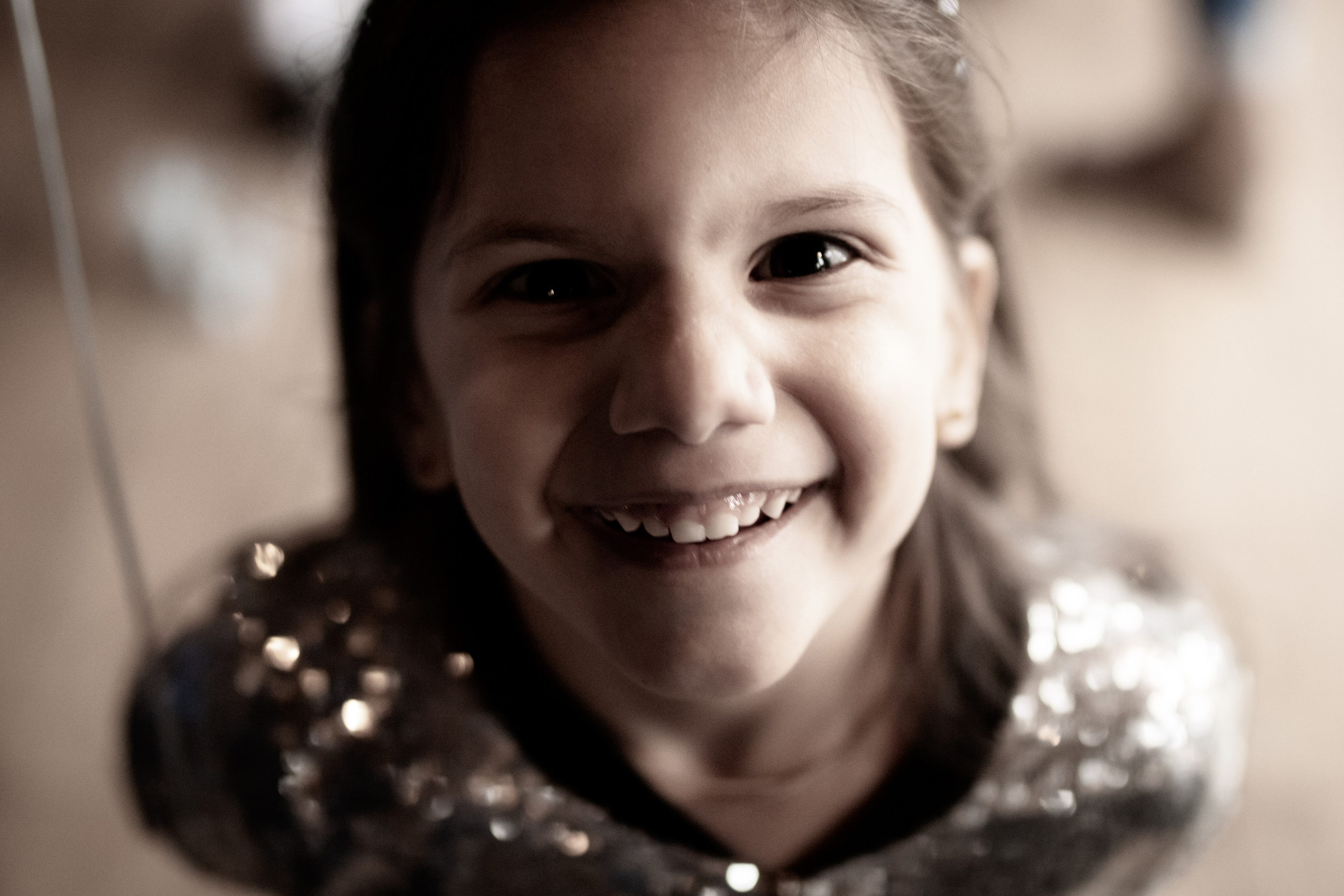 Fotografisanje osmeha devojčice