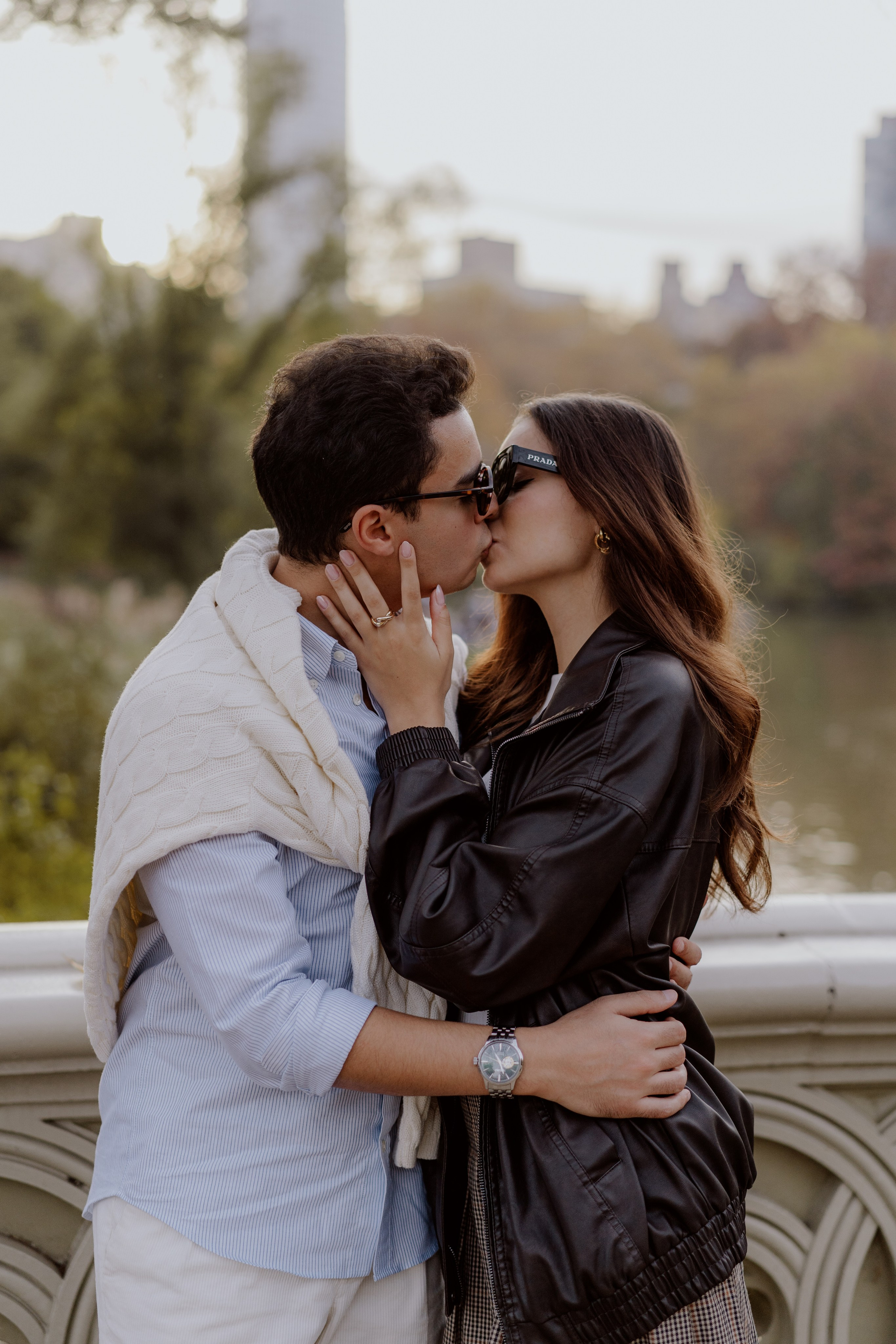 Proposal in Central Park. Videographer and photographer in New York // MAKAROV.VIDEO