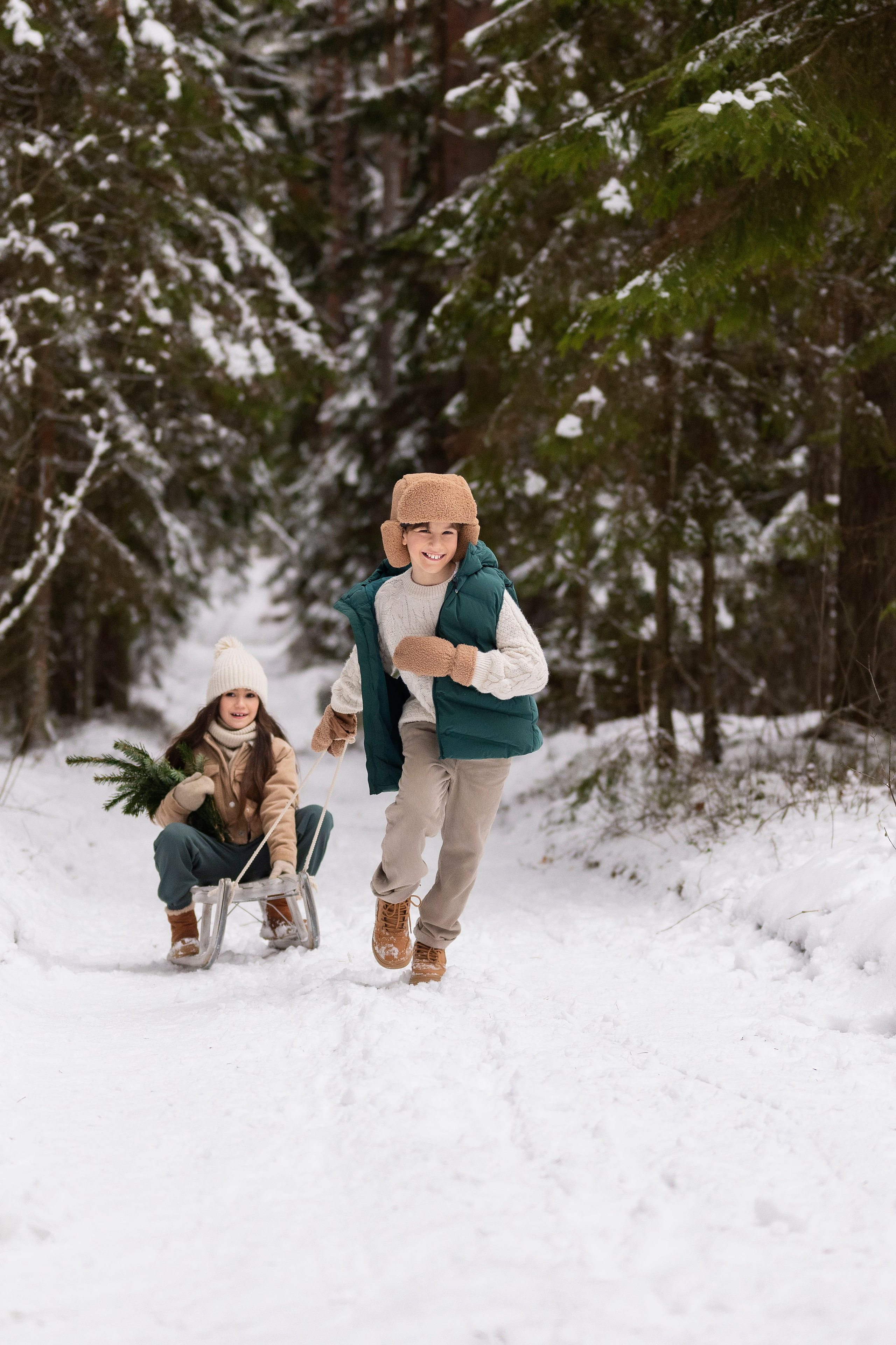 София, Микаэль. Зимняя сказка 2. Анна Григьян — фотограф ретушёр в Даугавпилсе (Латвия)