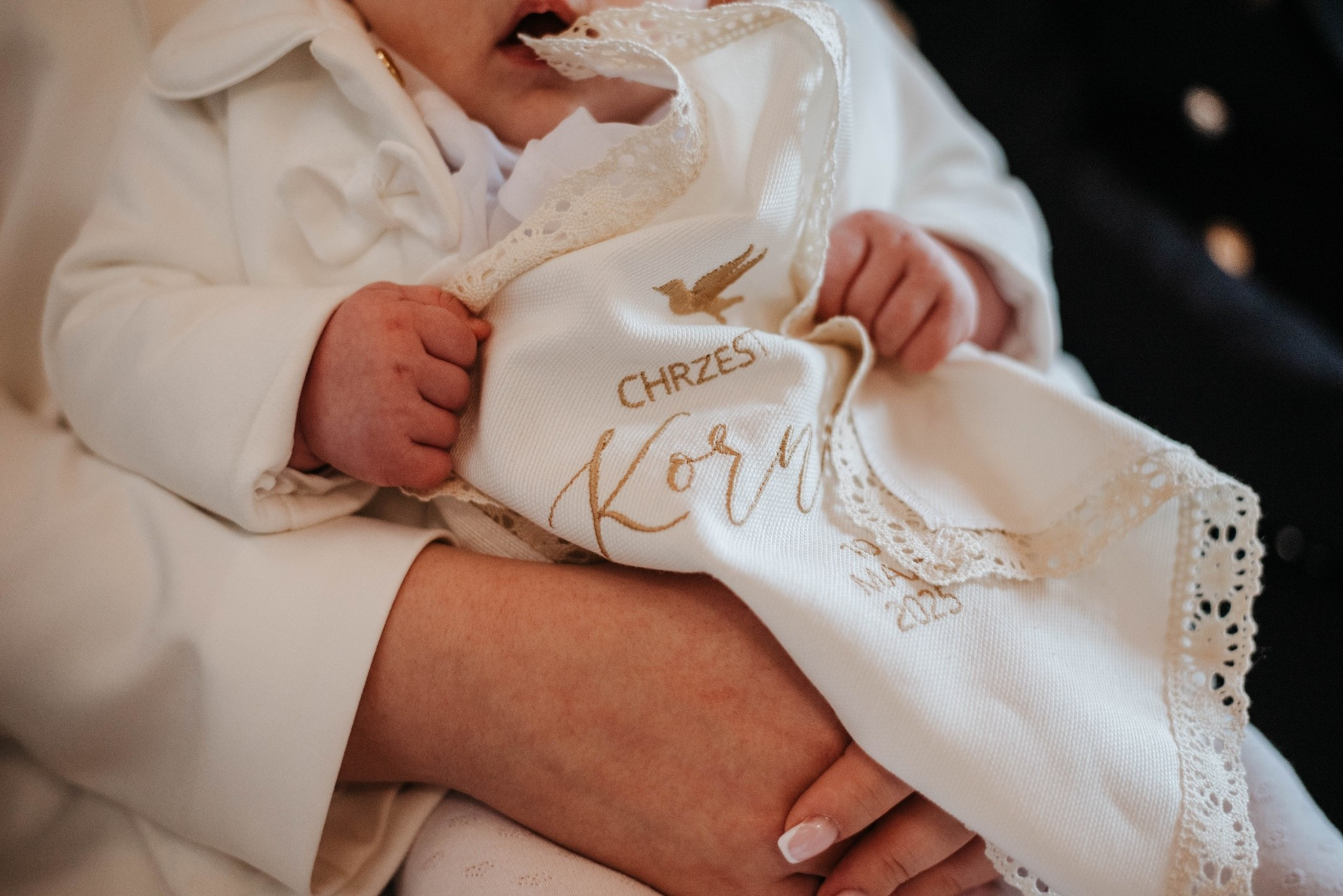 Chrzest Święty Kornelii. Dominika Strachacka Fotografia | Fotograf ślubny i rodzinny Opole Lubelskie Lublin