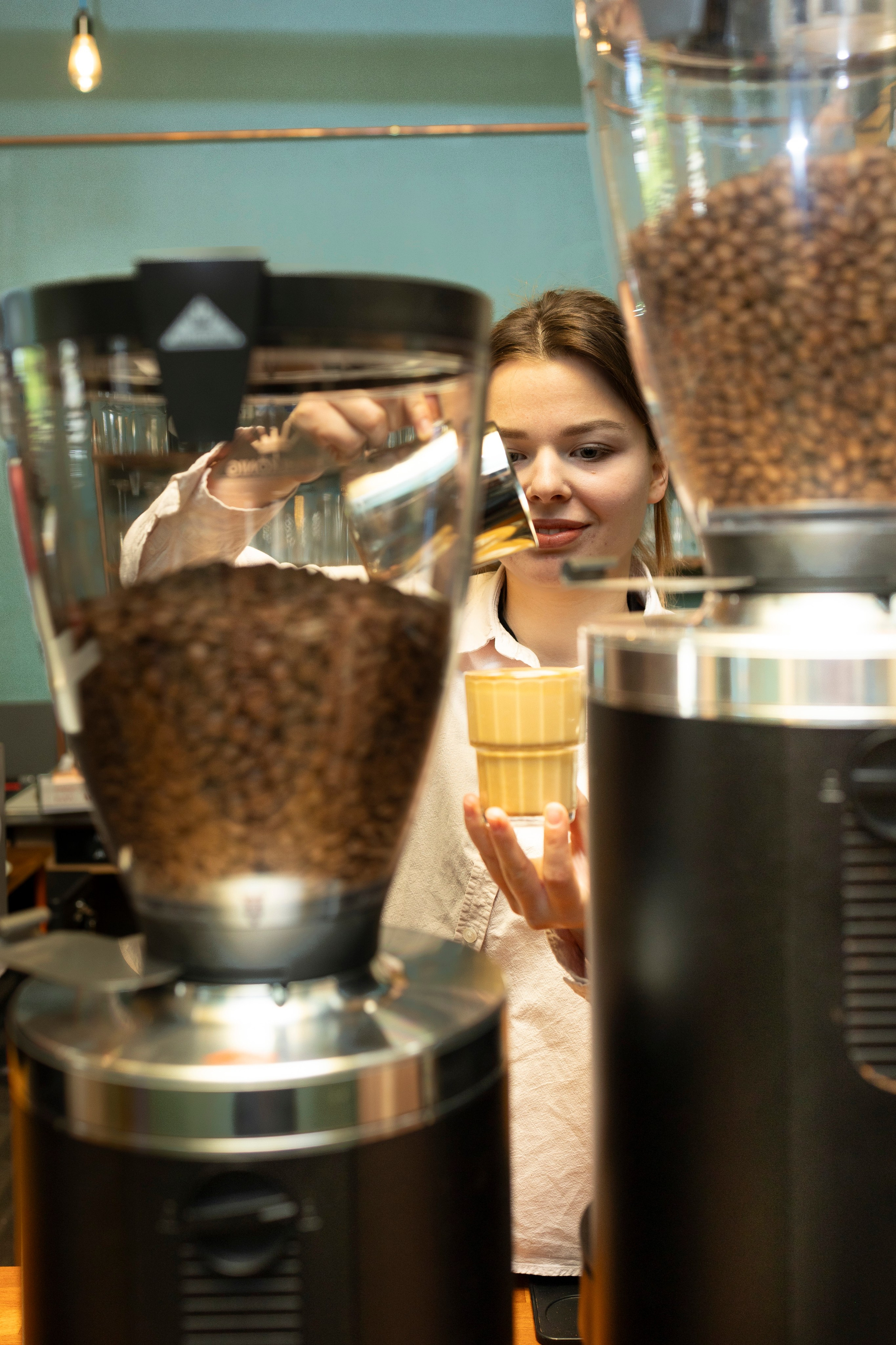Cafe. Photographer in Munich