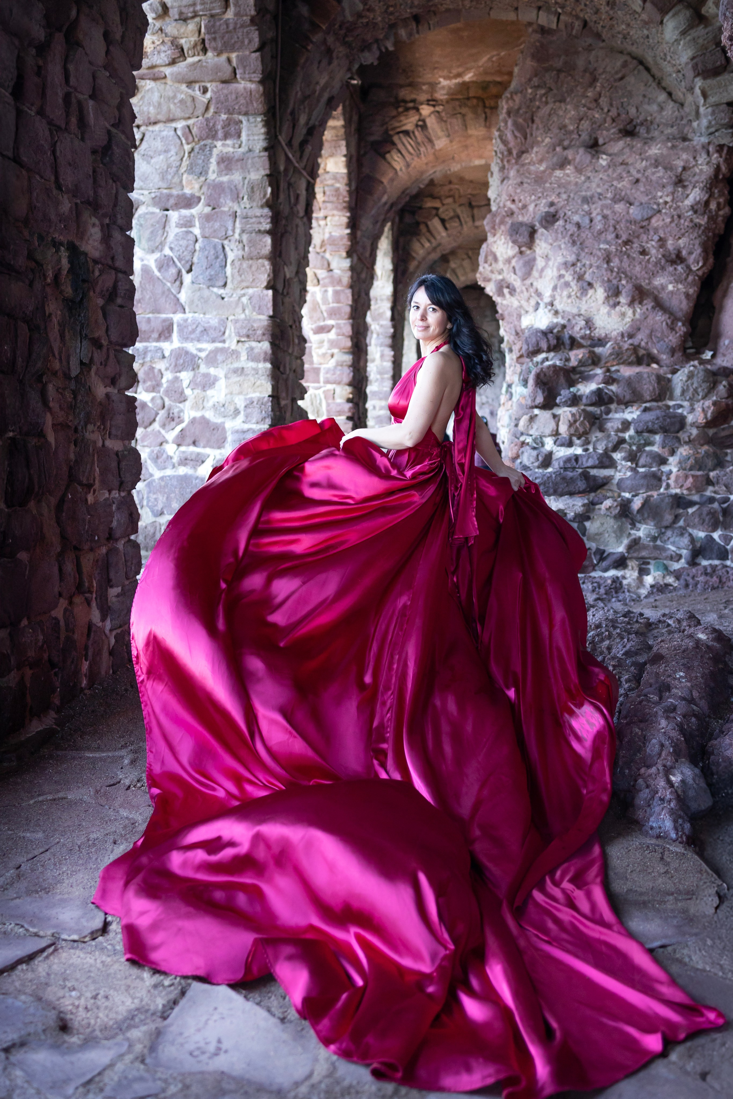 Long dresses shooting. Photographer in Munich