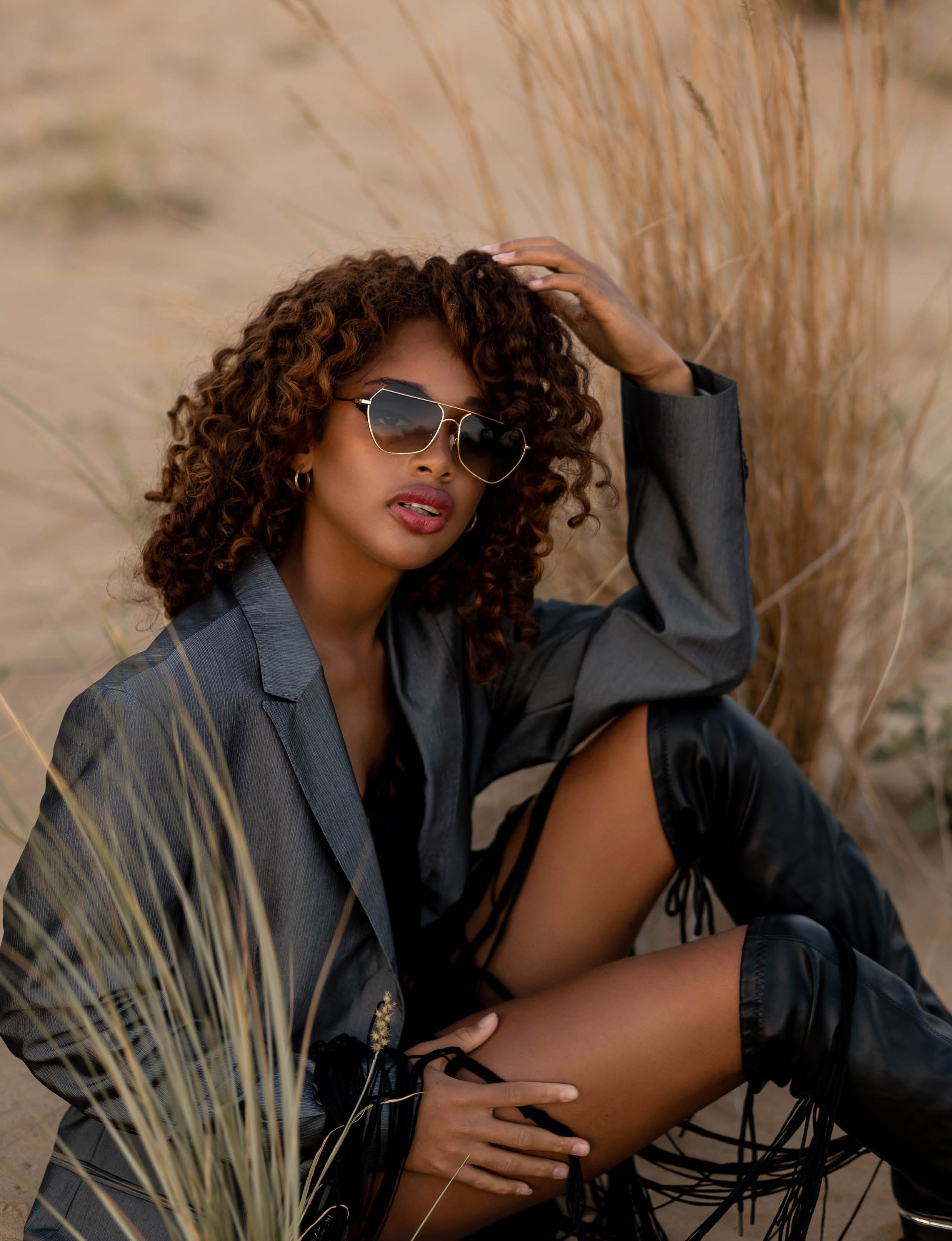 Portrait of Laymita for magazine “GOJI”