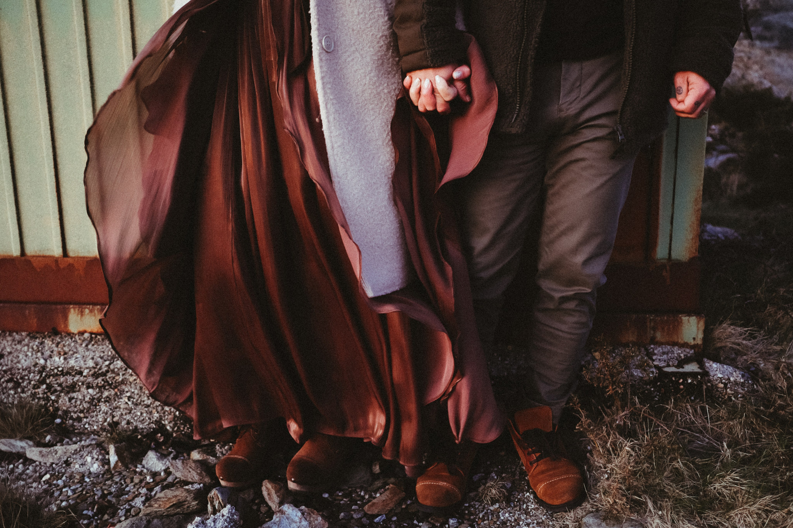 Destination wedding couple session in Portugal at golden hour