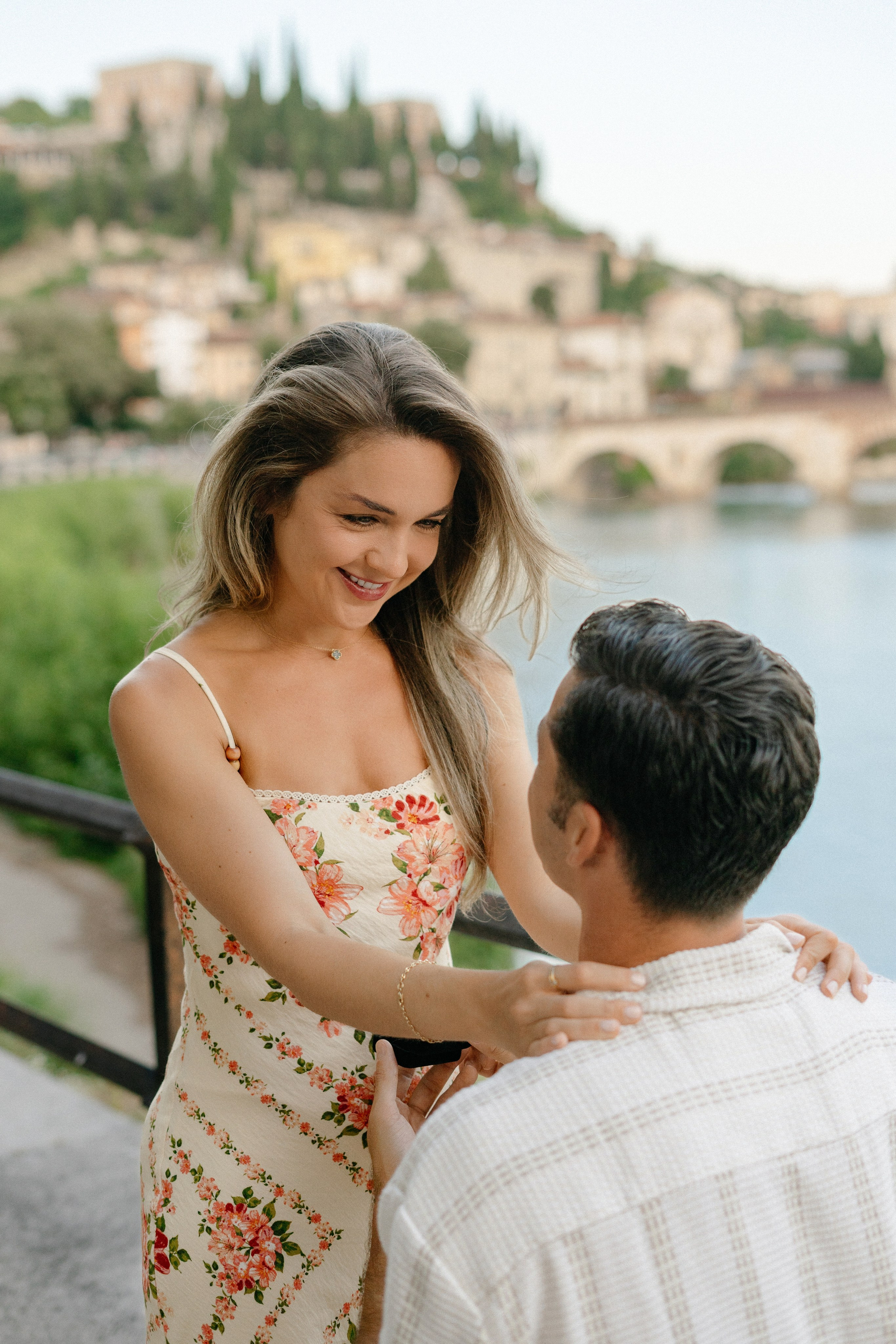 C & C (Ponte Pietra, Verona, Italy). Marriage Proposal Photographer in Verona, Lake Garda and Dolomites| Diana Fedrigo