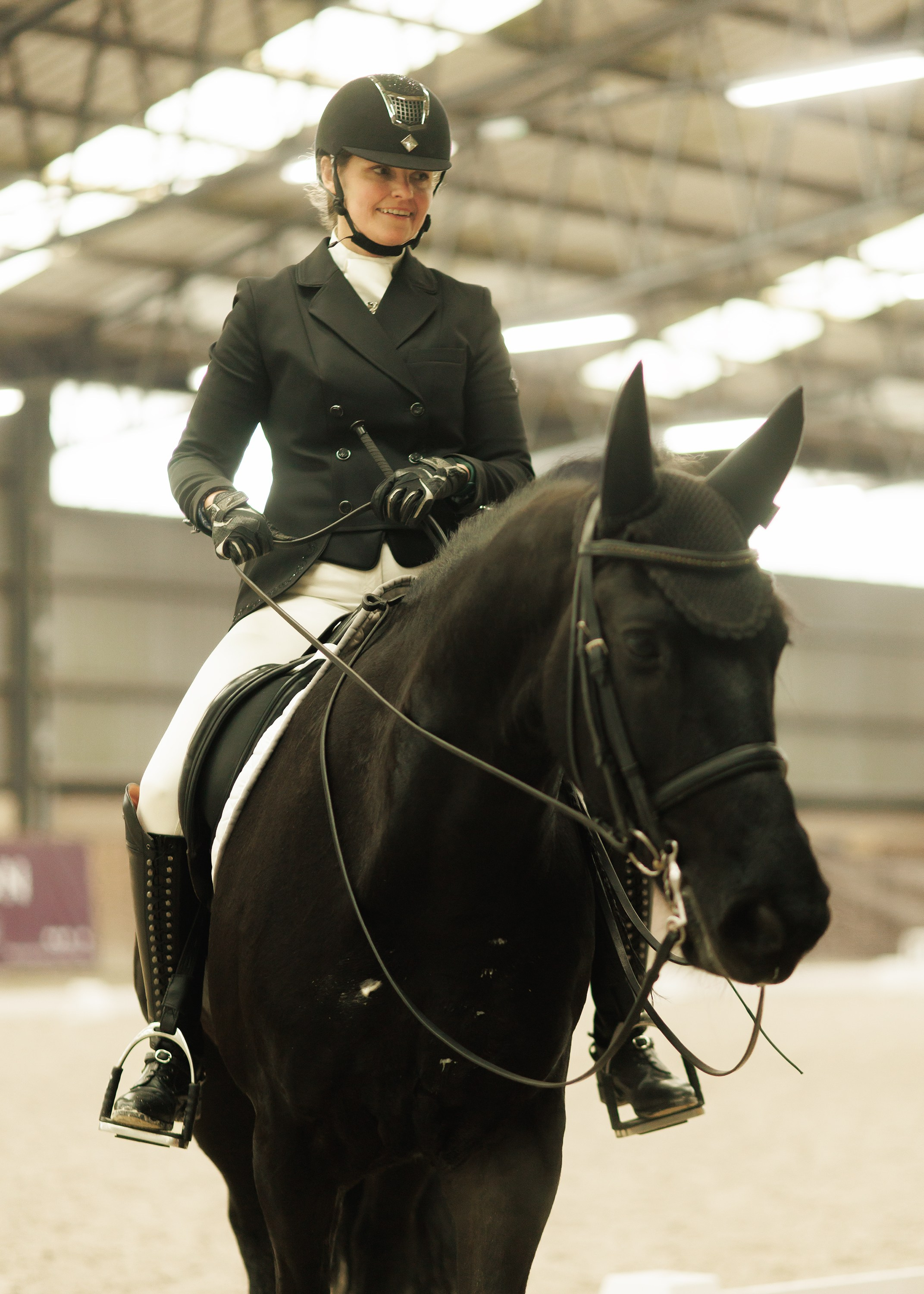 Partynice dressage \ feb'25. Kaja | fotograf we Wrocławiu | ludzie i psy