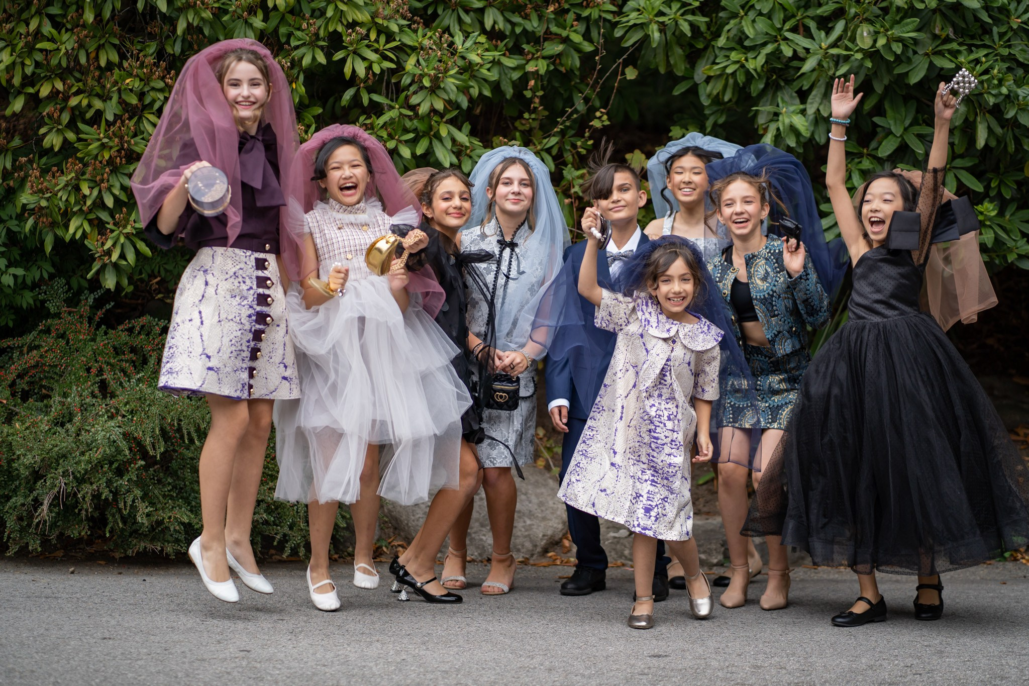 The blooms outdoor. Vancouver Kids Photographer