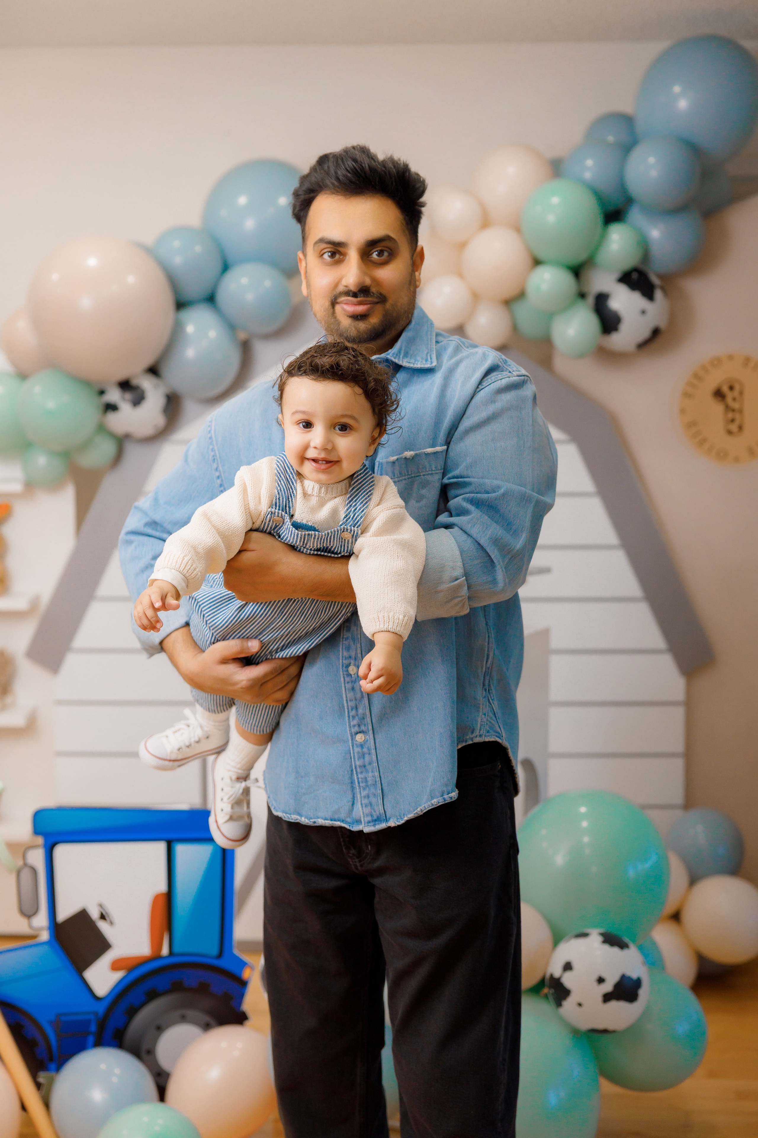 Fateh’s 1st birthday. Home