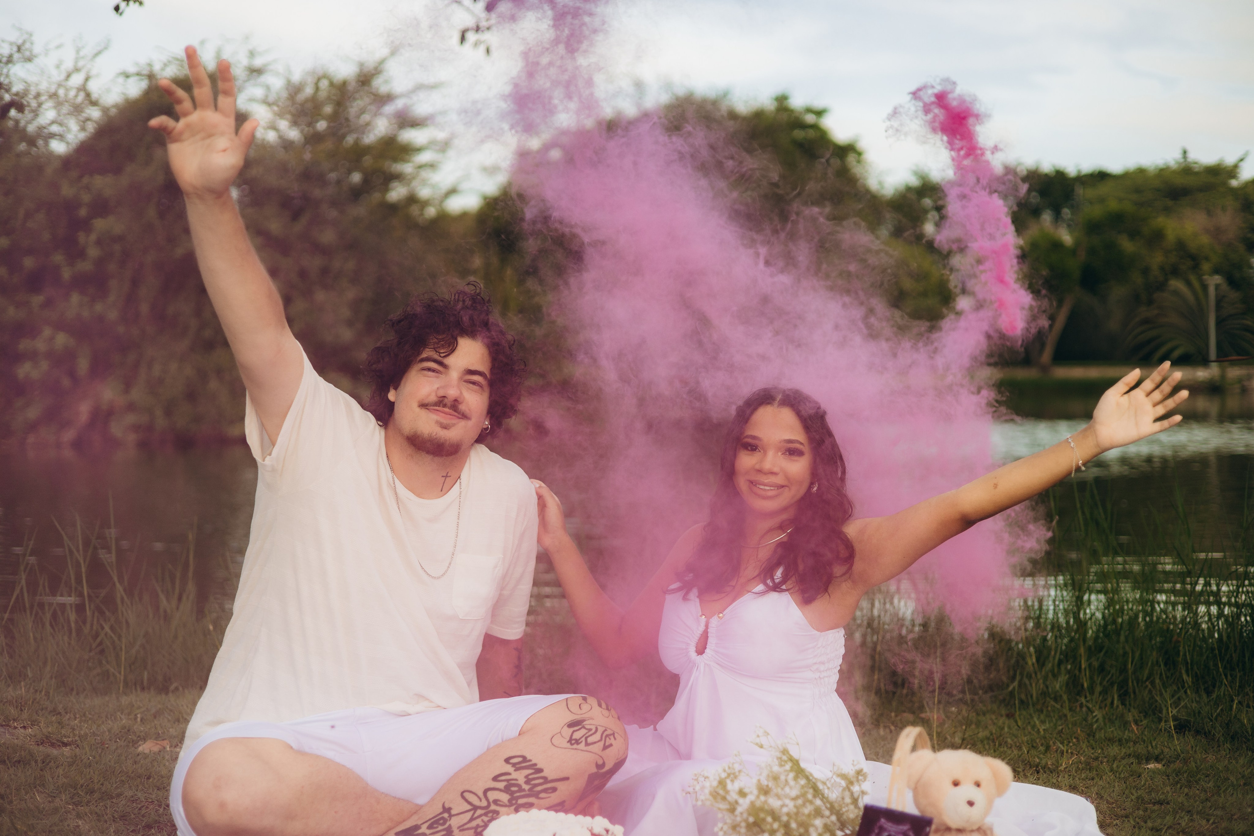 Kezia — Chá Revelação. Fotógrafo Richard Silvestre — Casamentos na Bahia