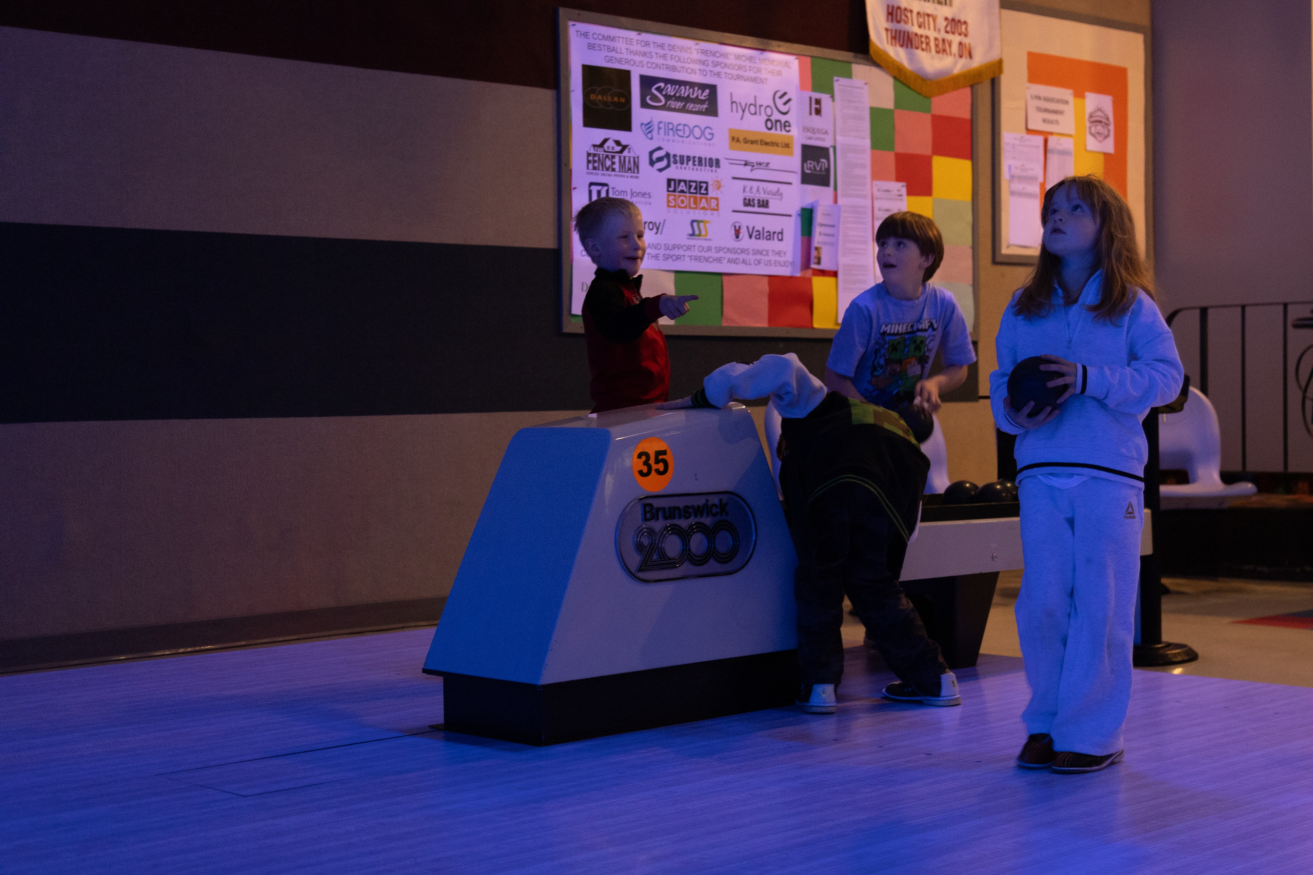 Alex LaCasse’s 8th Birthday at Mario’s Bowl 2025. Toronto Portrait Photographer Lena Lac