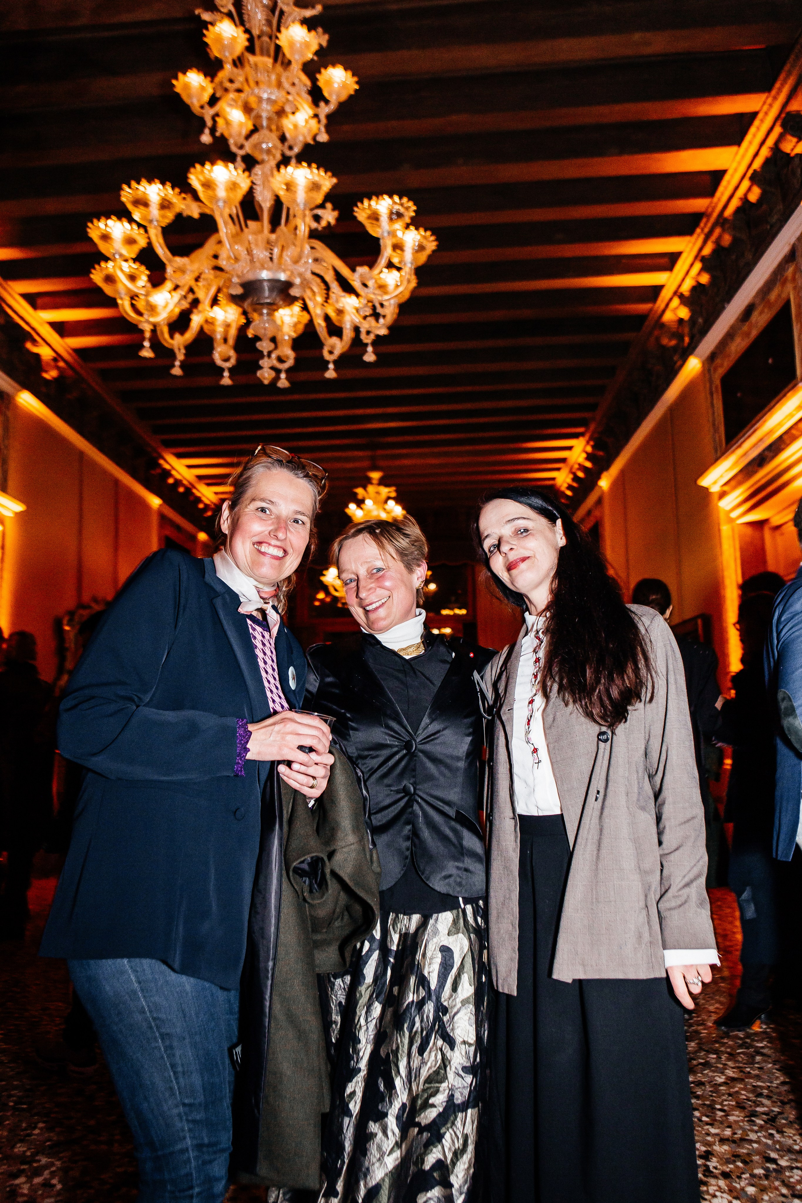 The wonderful party in the ancient palazzo of Venice