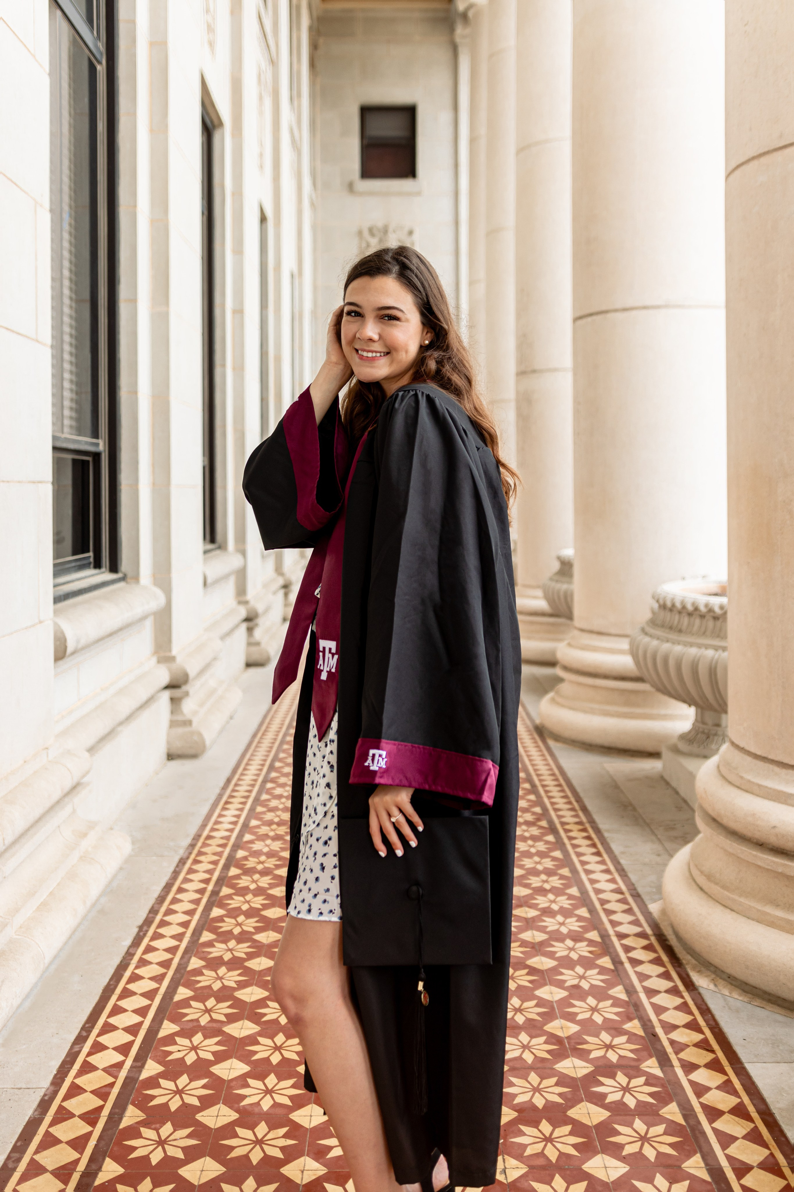 Lauren’s graduation photoshoot at Texas A&M University