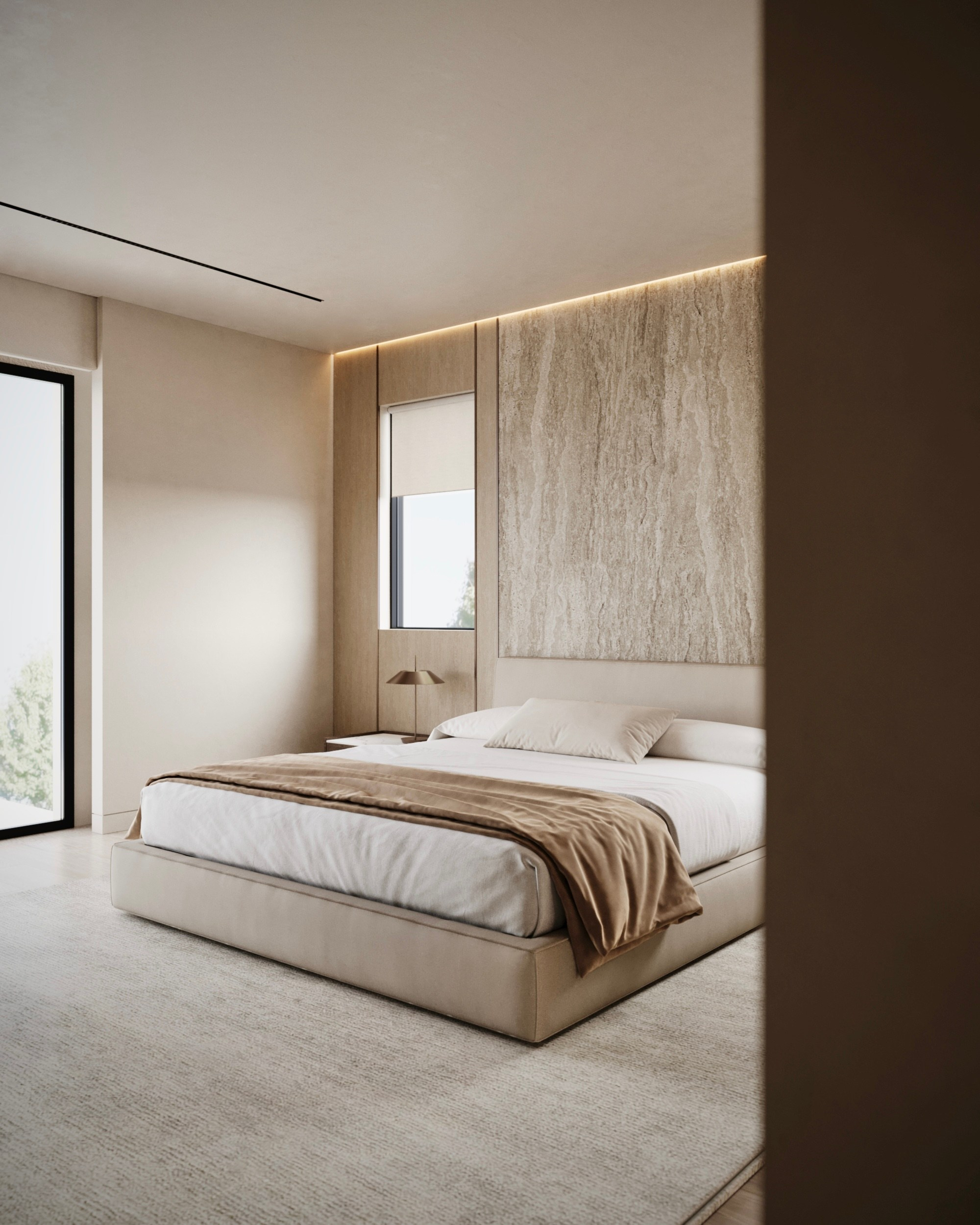 House in LA / Anna Design LA. Interior designer / visualizer Lisa Oputina