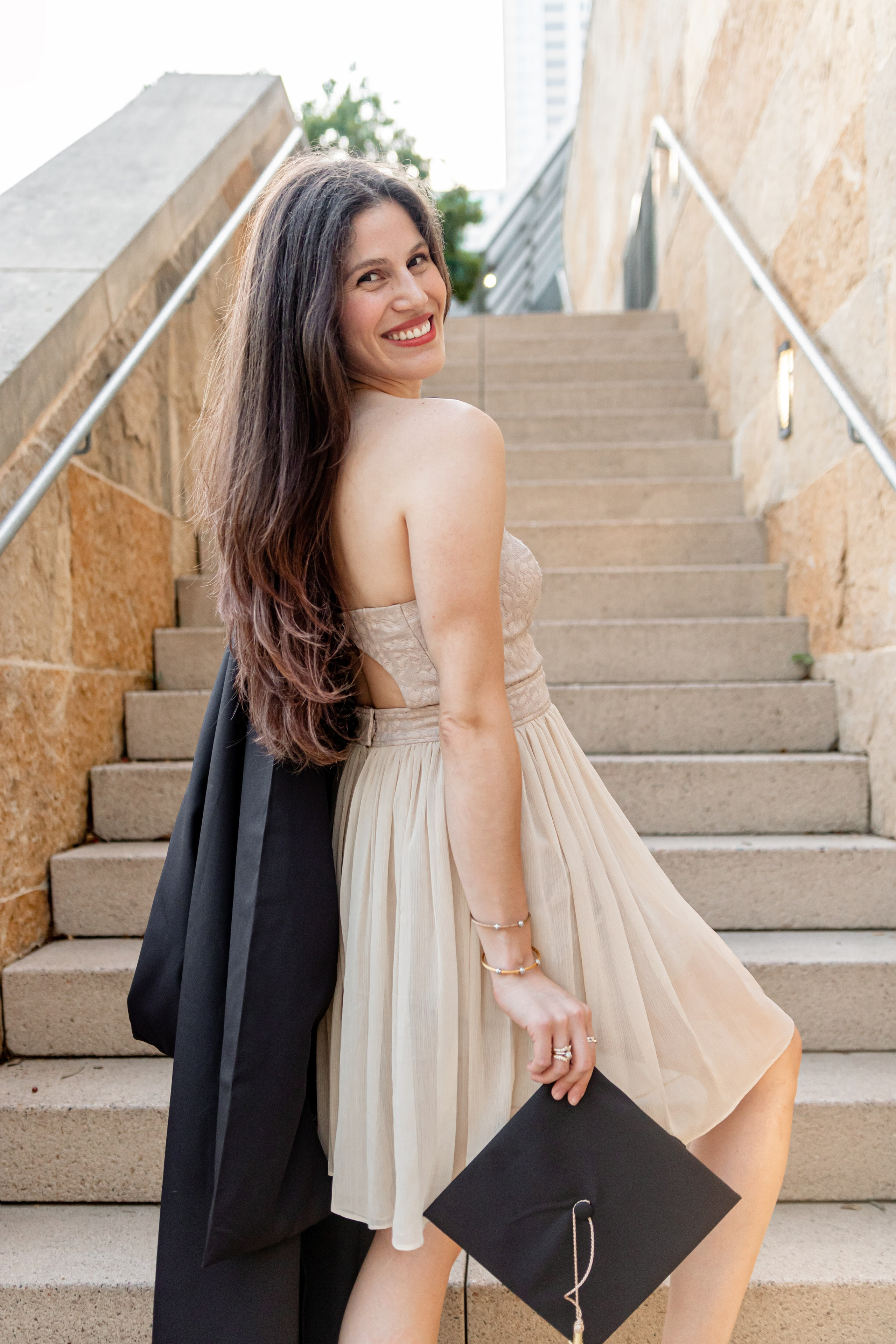 May’s graduation photoshoot in the Seaholm District