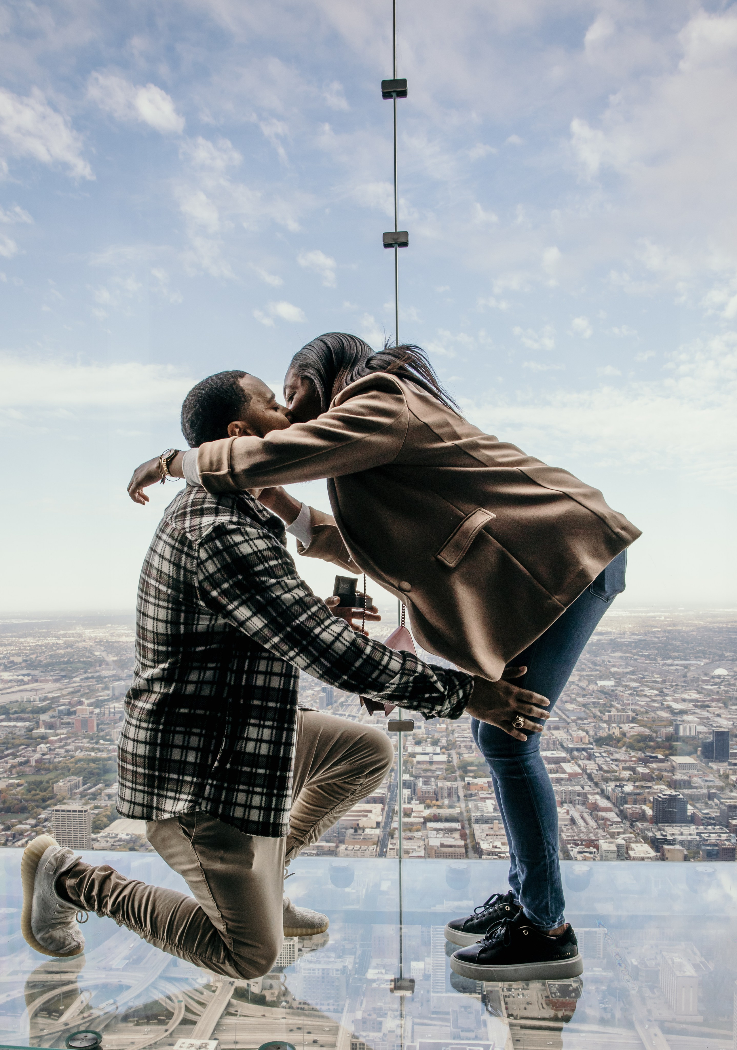 Proposal in Chicago. Family Lifestyle Photography