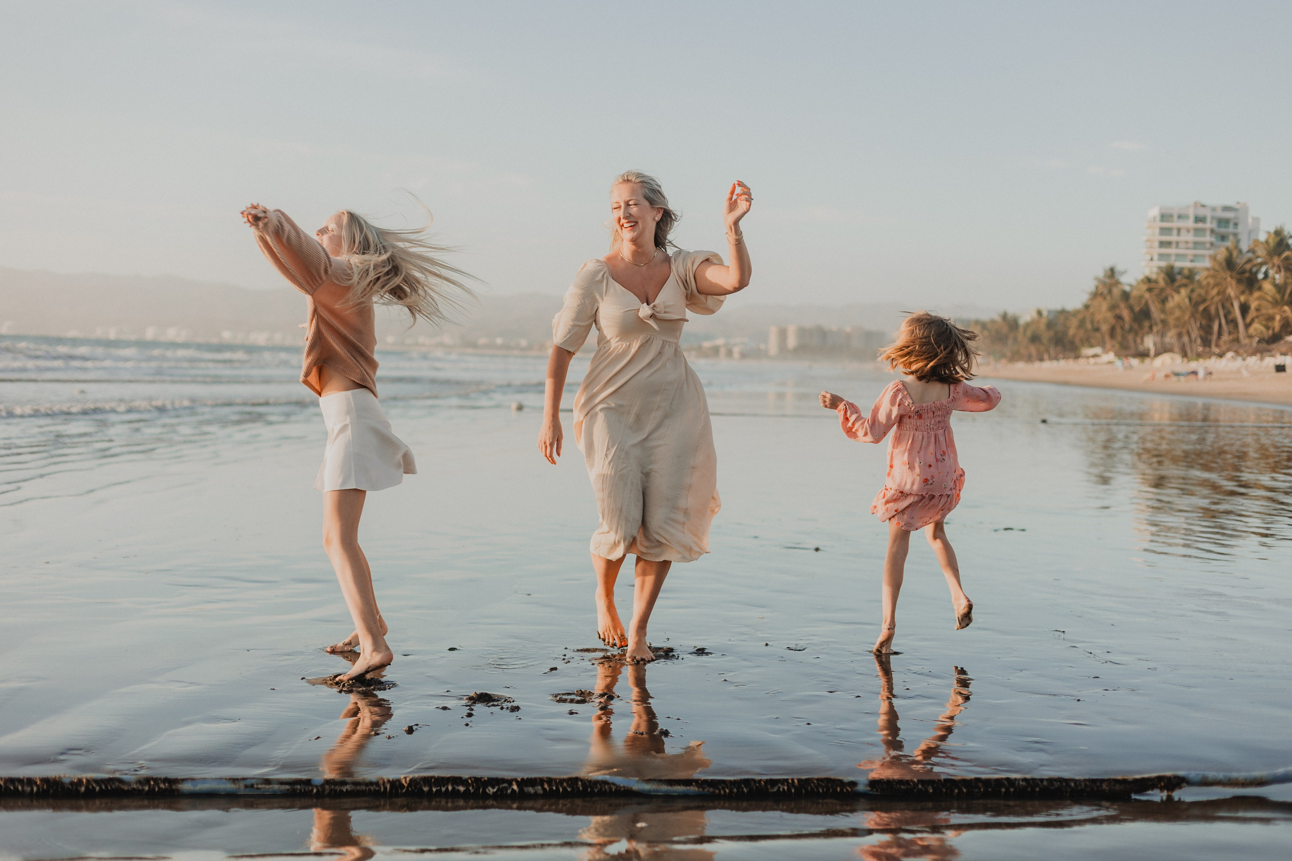 Laughter, Sand, and Sea: A Family Session in Nuevo Vallarta