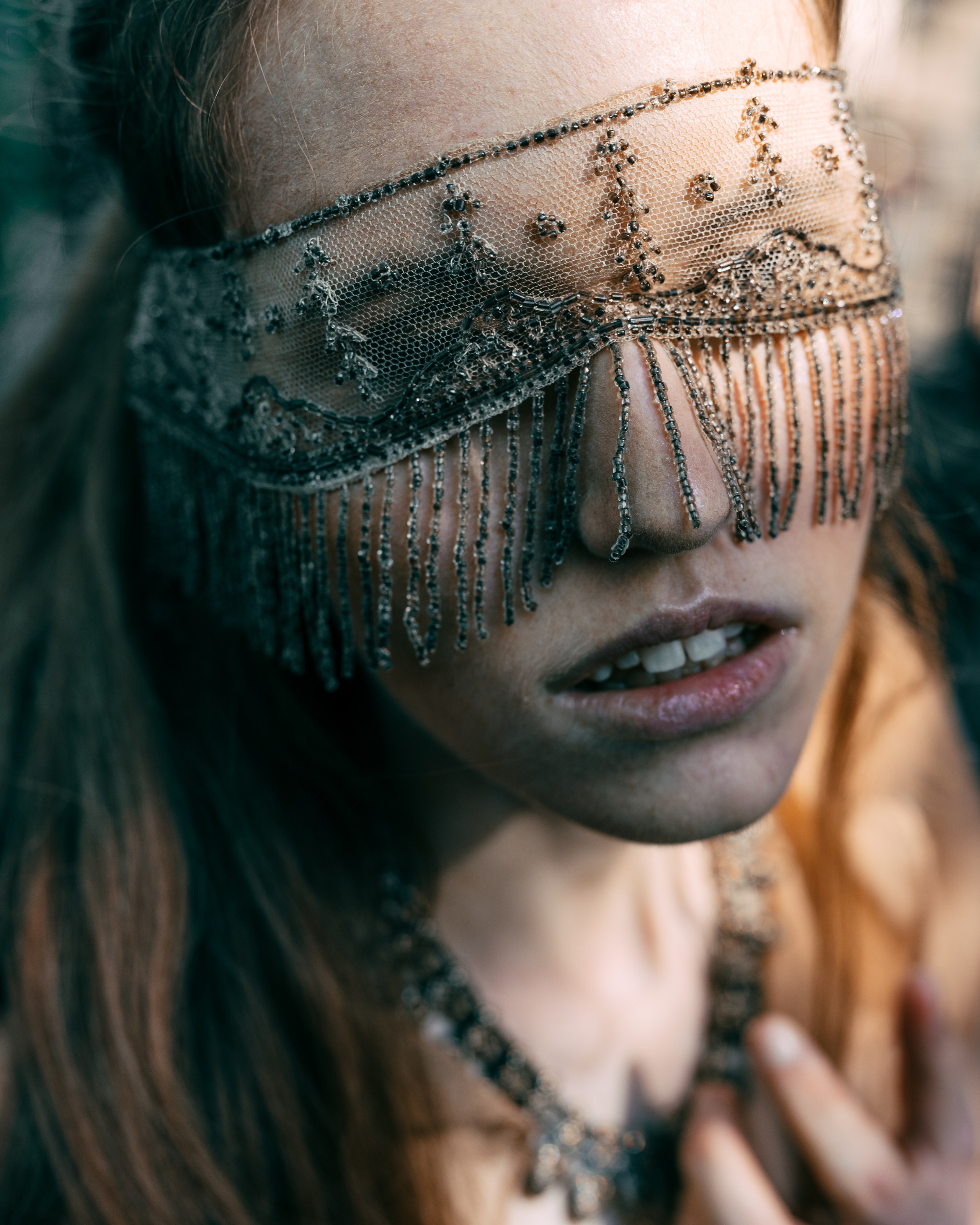 Fantasy Photoshoot in a Medieval Castle in ethereal light. Moth & Moss Photography