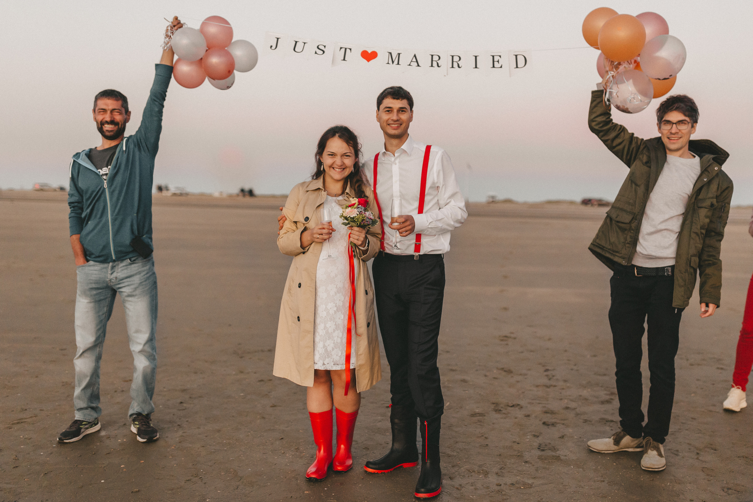 Hochzeit in Dänemark: die Stadt Tønner und der Strand auf der Insel Rømø. Maria Chistyakovа — Fotografin in Karlsruhe, Baden-Baden und Umgebung
