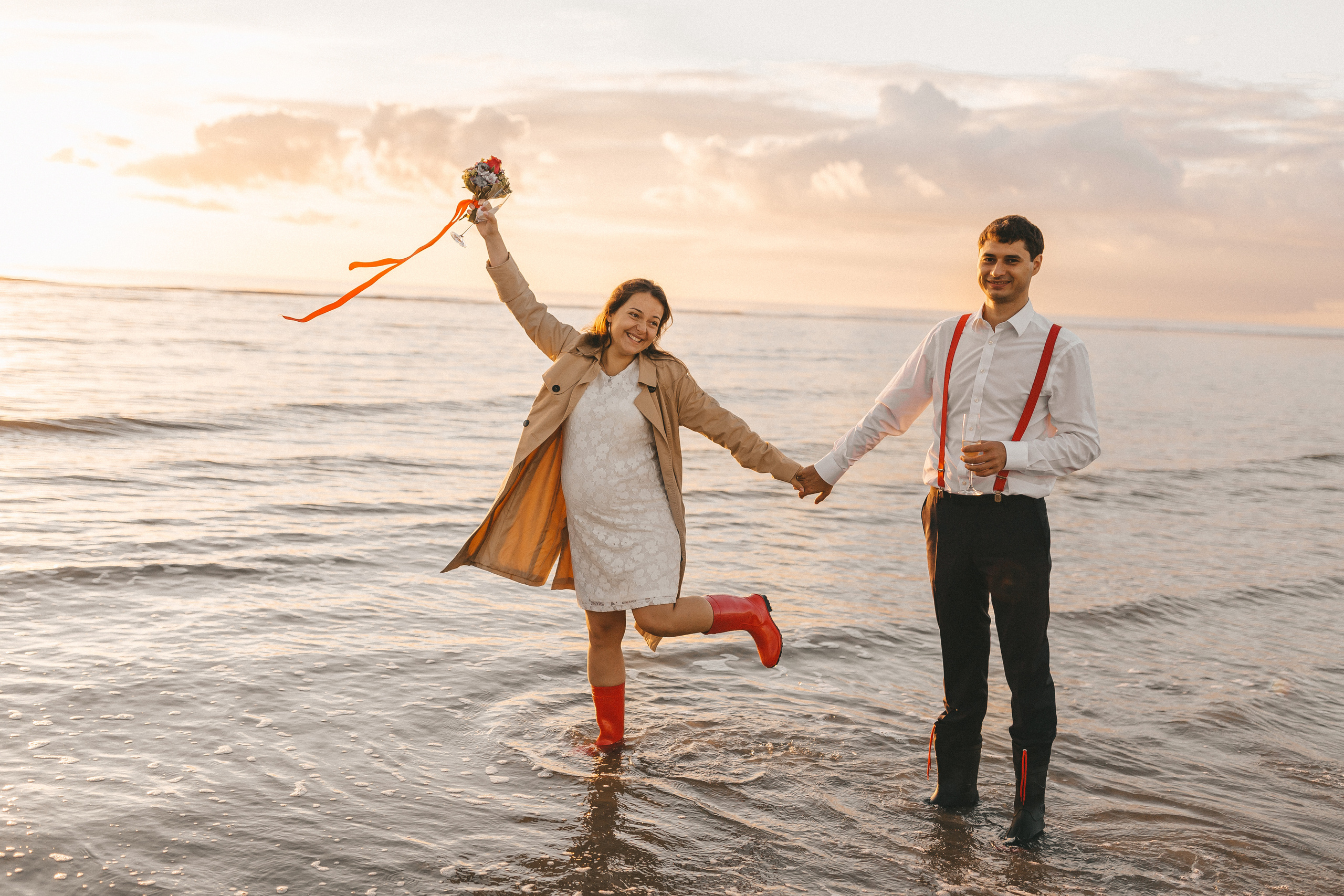 Hochzeit in Dänemark: die Stadt Tønner und der Strand auf der Insel Rømø. Maria Chistyakovа — Fotografin in Karlsruhe, Baden-Baden und Umgebung