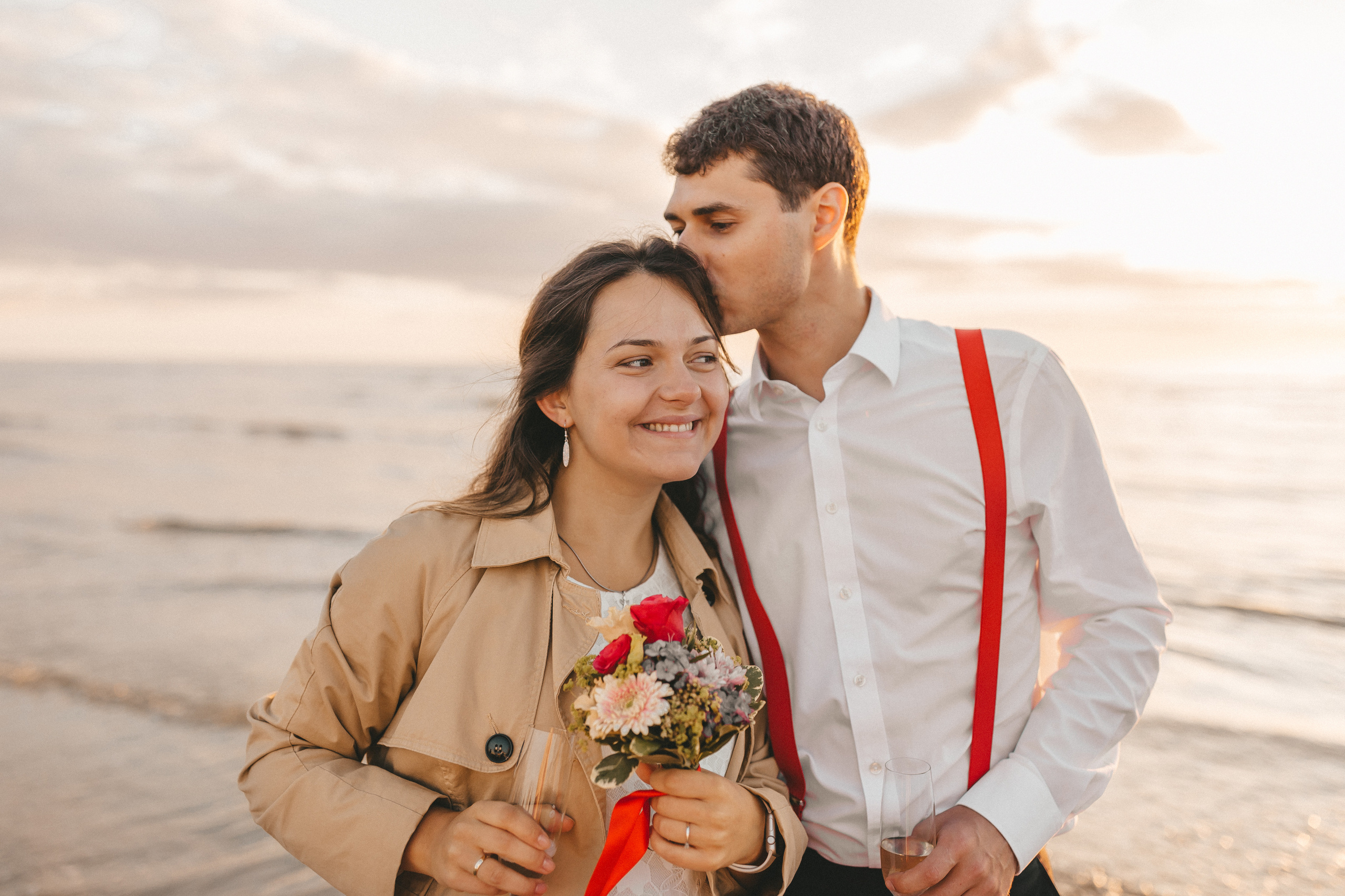 Hochzeit in Dänemark: die Stadt Tønner und der Strand auf der Insel Rømø. Maria Chistyakovа — Fotografin in Karlsruhe, Baden-Baden und Umgebung
