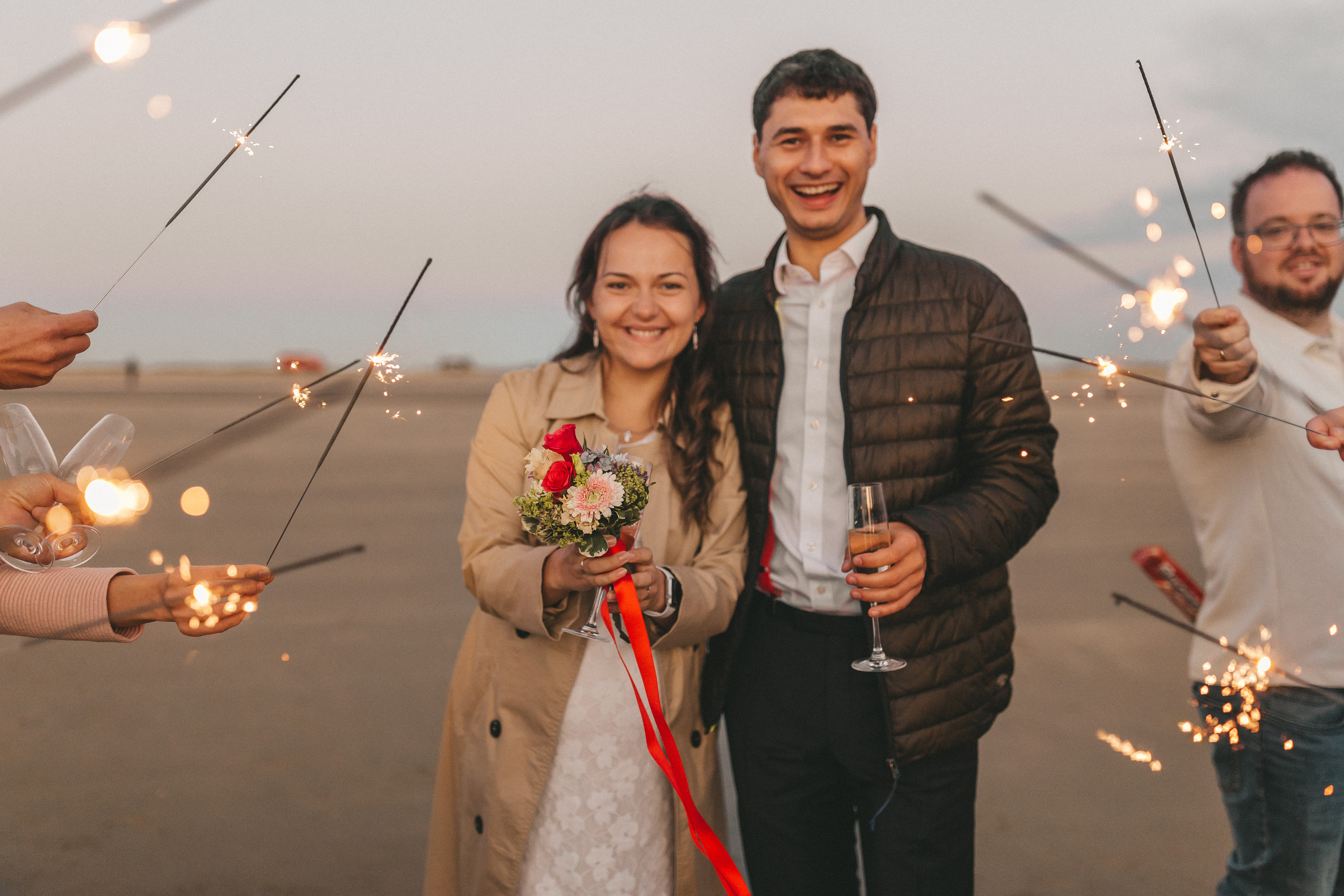 Hochzeit in Dänemark: die Stadt Tønner und der Strand auf der Insel Rømø. Maria Chistyakovа — Fotografin in Karlsruhe, Baden-Baden und Umgebung