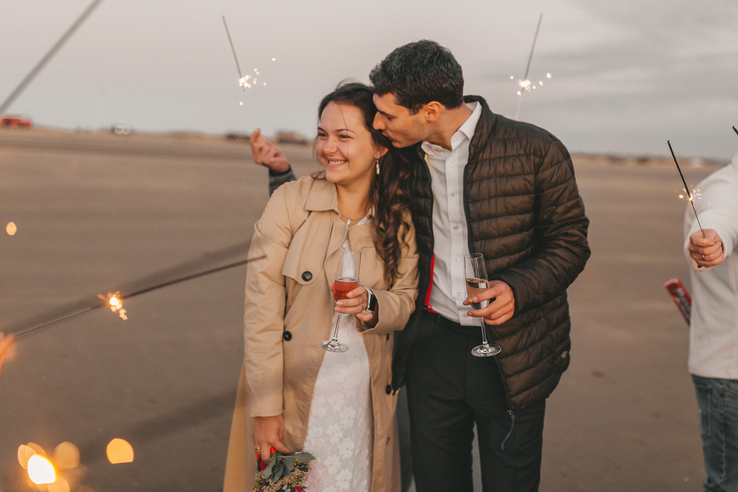 Hochzeit in Dänemark: die Stadt Tønner und der Strand auf der Insel Rømø. Maria Chistyakovа — Fotografin in Karlsruhe, Baden-Baden und Umgebung