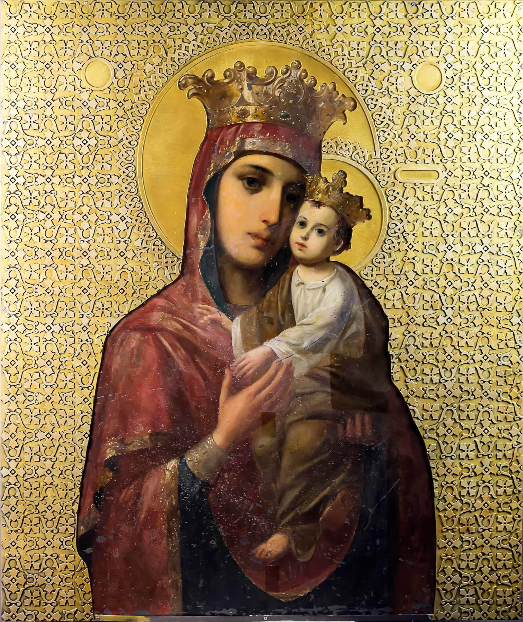 Оклад для иконы . 2023. Сталь, лазерная резка, сварка.