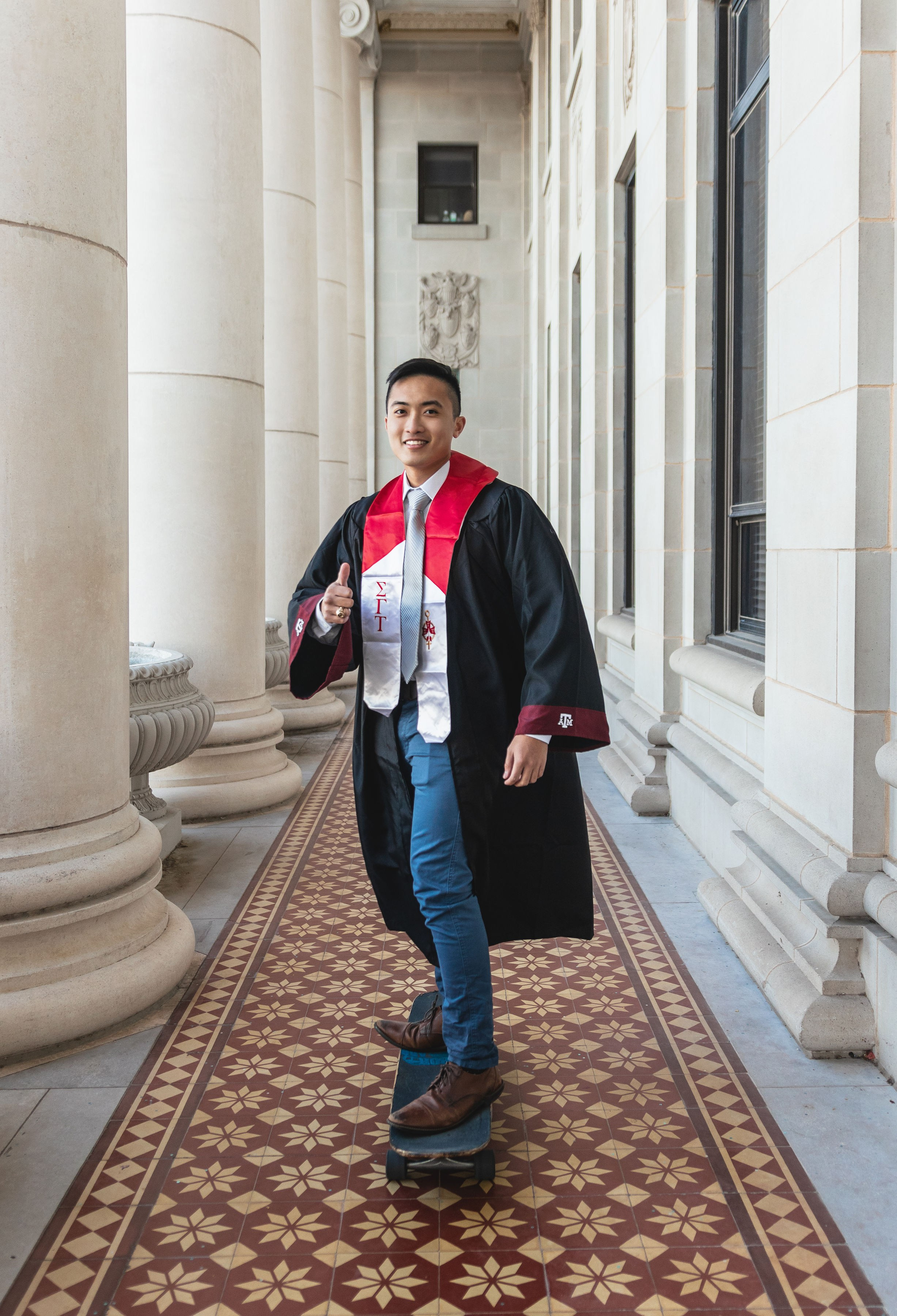 Waylon’s senior photoshoot at Texas A&M University