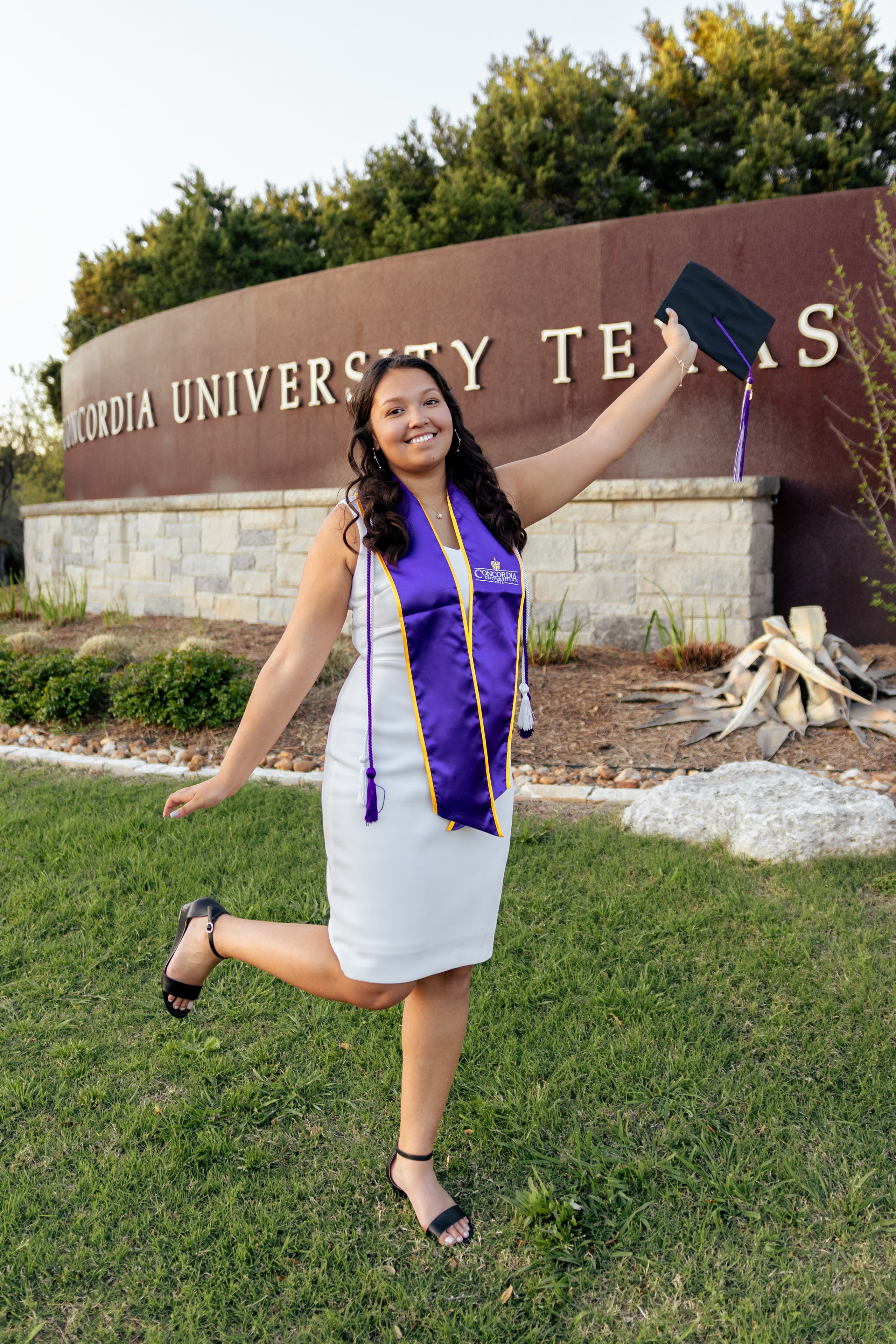 Kasey’s senior photoshoot at Concordia University