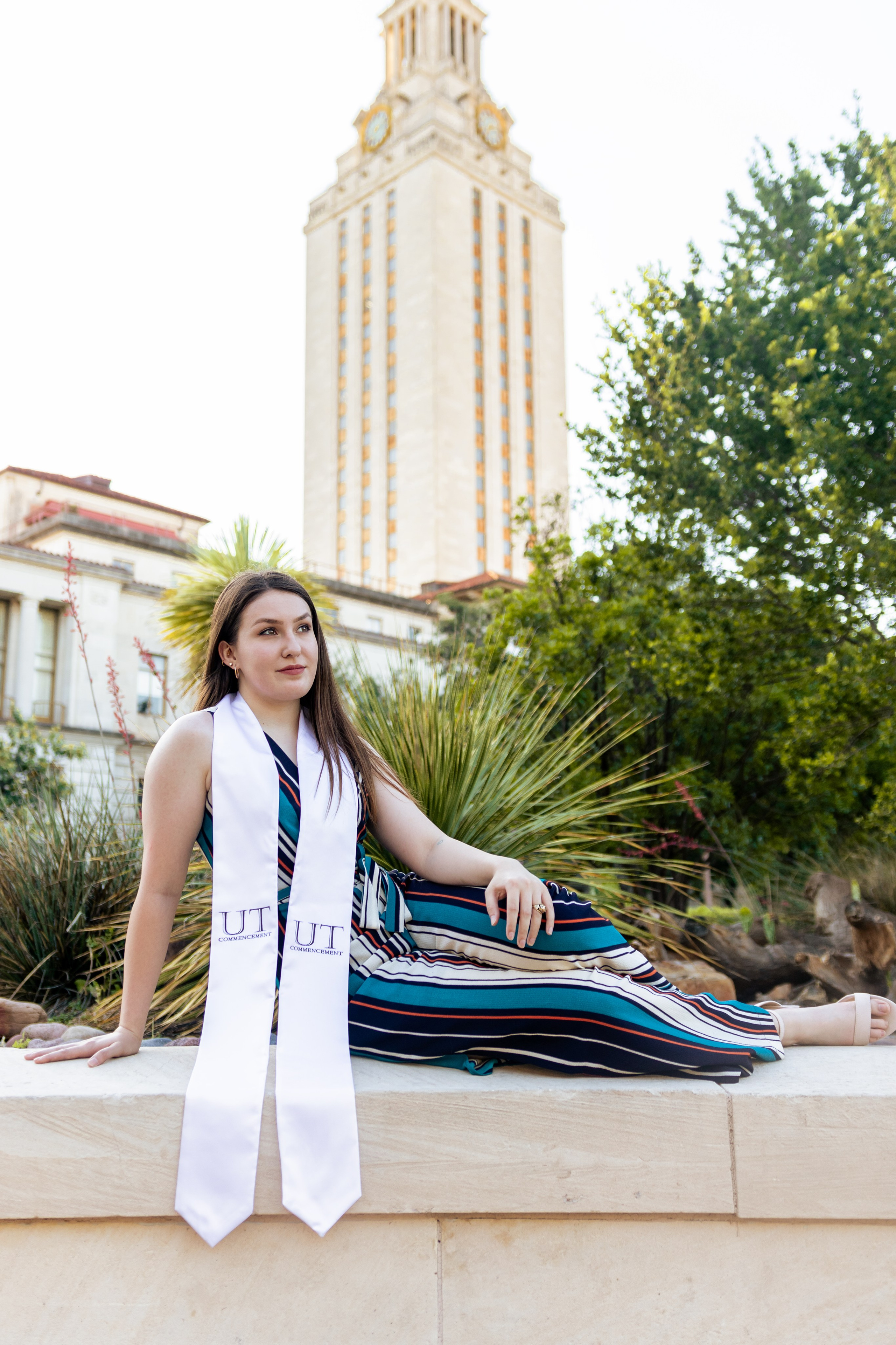 Kayla’s senior photoshoot at the University of Texas Austin