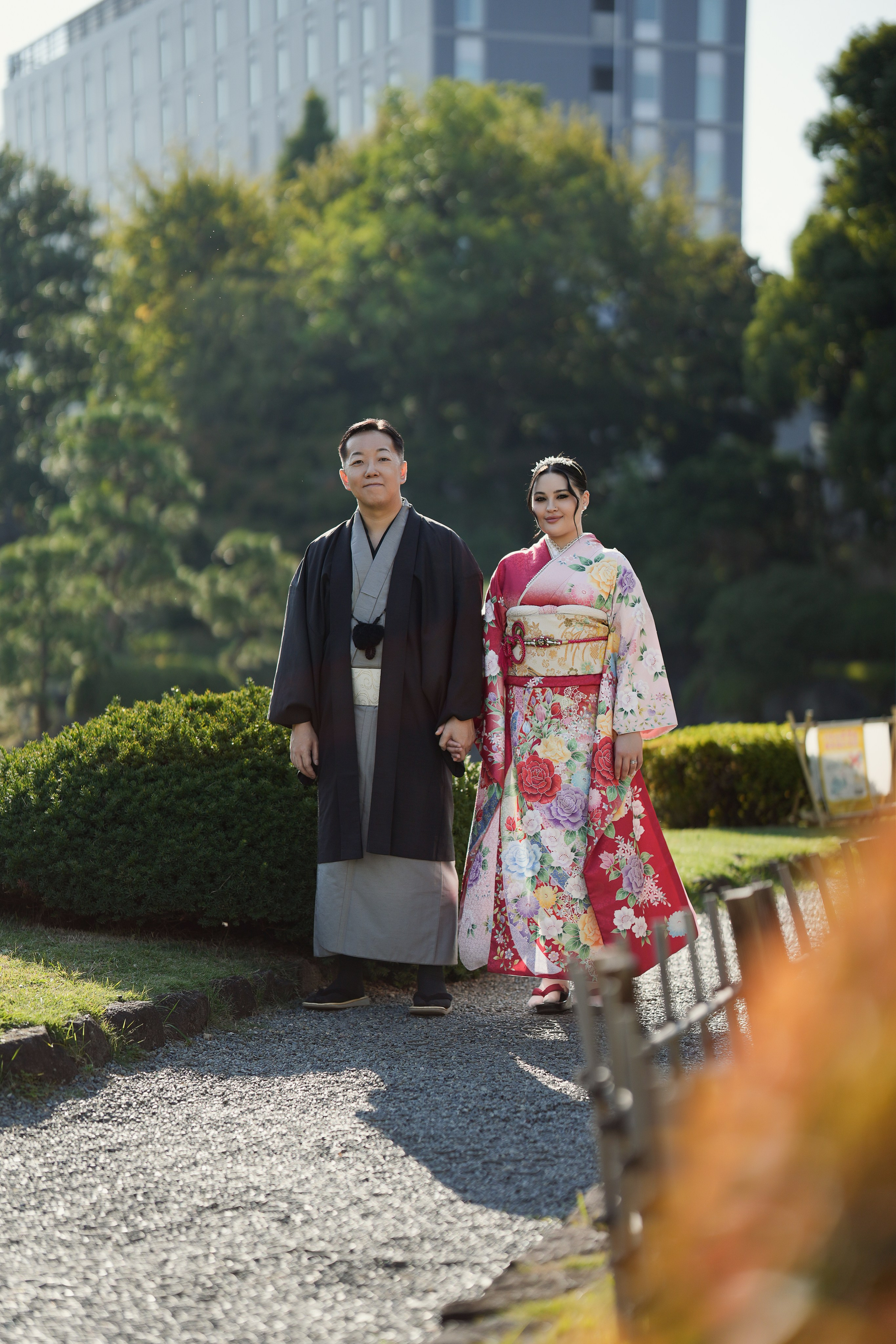 Съёмка в кимоно в Токио. Фотограф в Токио Япония