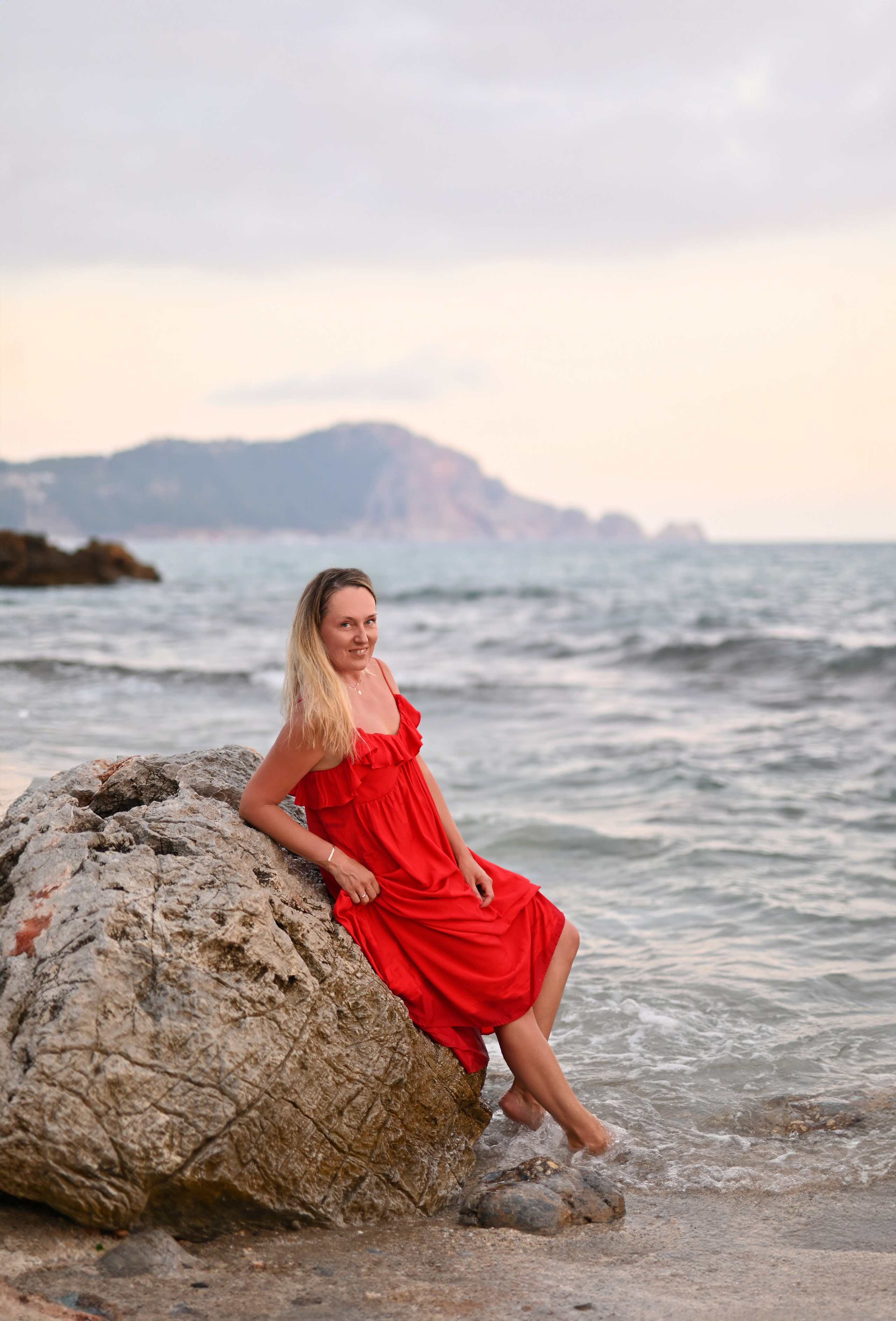 Семейная съемка на пляже Клеопатра. Фотограф в Алании (Аланье), Сиде, Манавгате. Турция