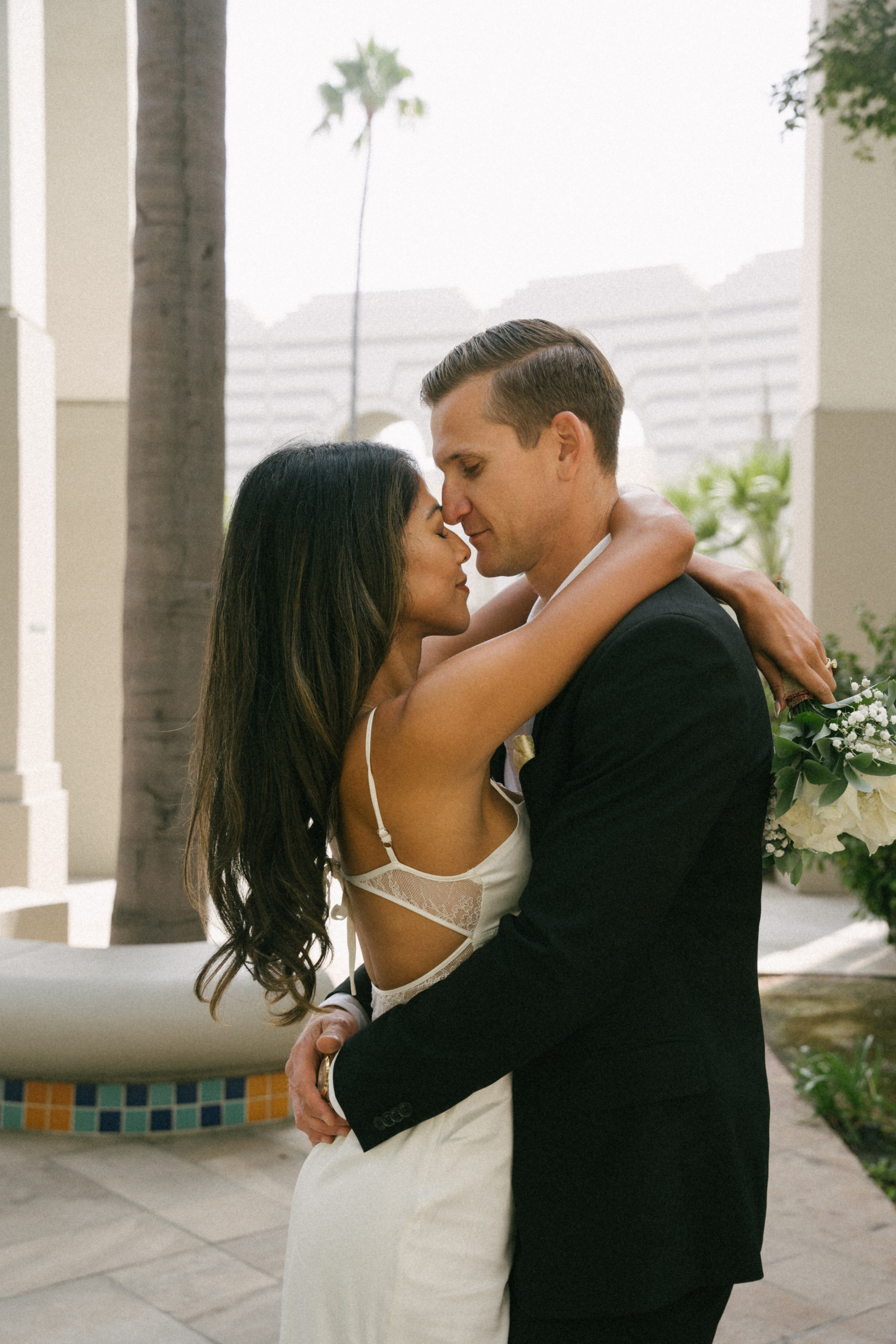 Jamie & Gareth. Beverly Hill Courthouse Wedding. Santa Monica based photographer Kristina Vasilenko