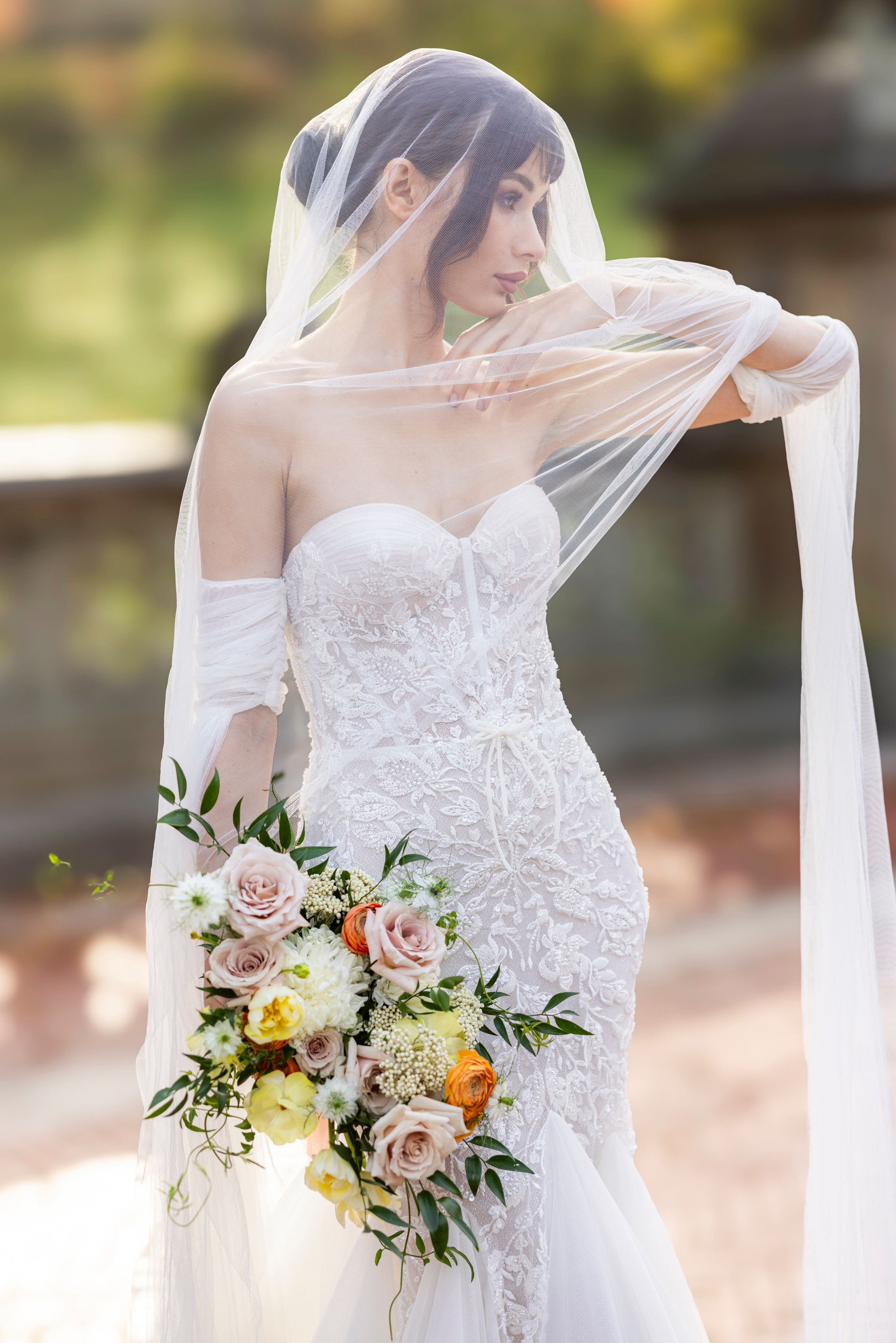 Wedding and Event photography, Kisses + Veil