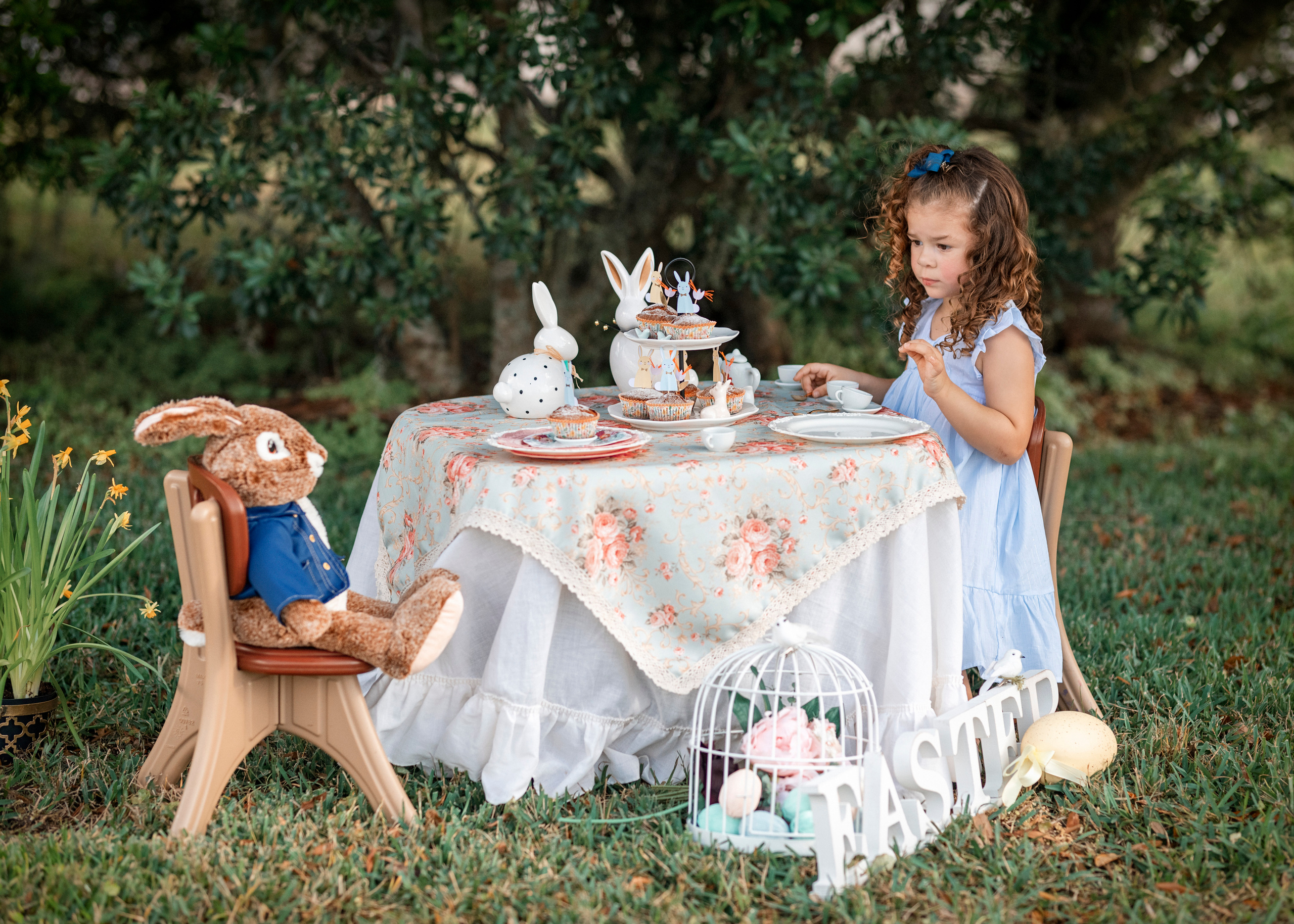 Easter_Zariah. Portrait, kids and family photographer in Wesley Chapel Alina Alice Osipova