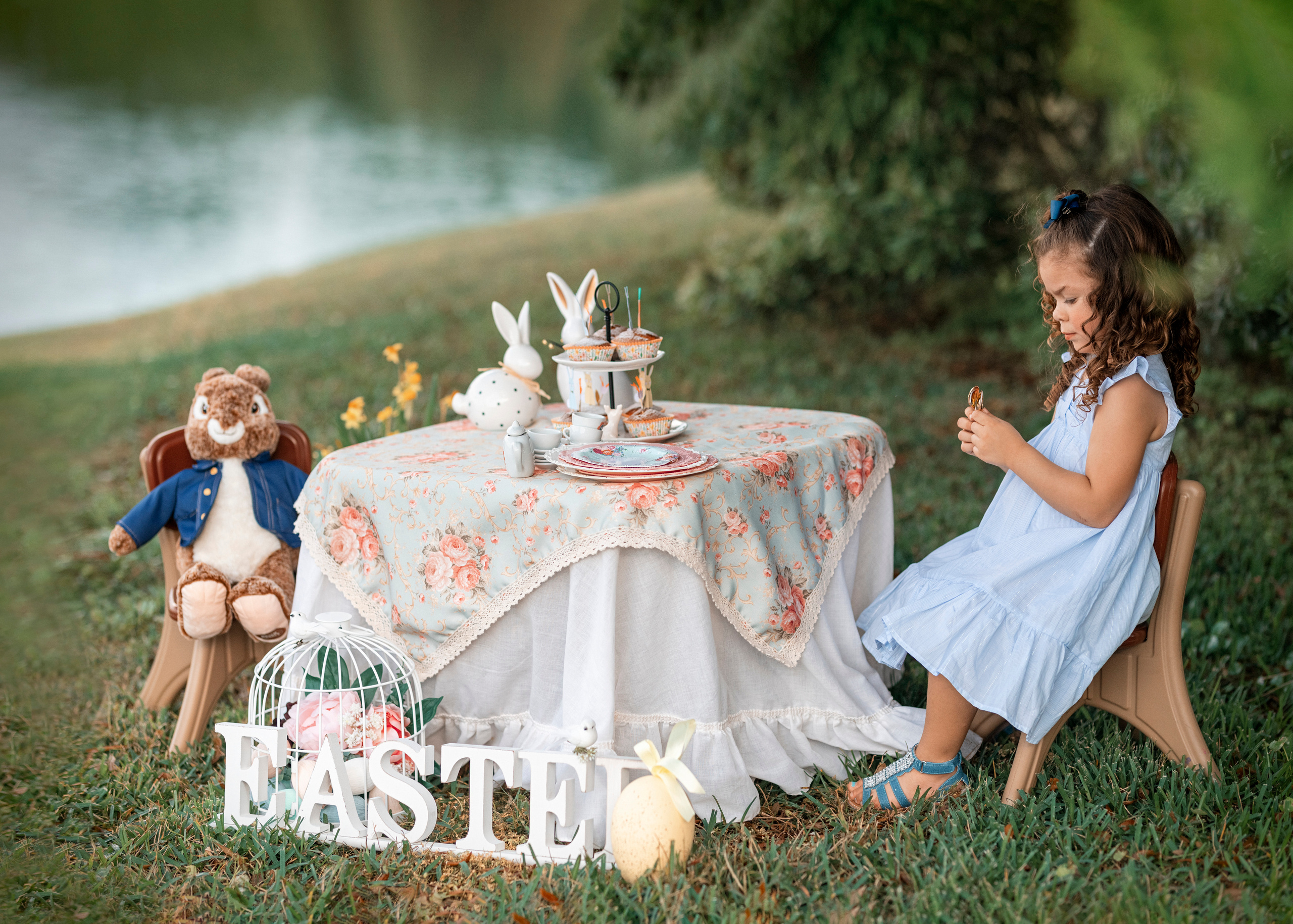 Easter_Zariah. Portrait, kids and family photographer in Wesley Chapel Alina Alice Osipova