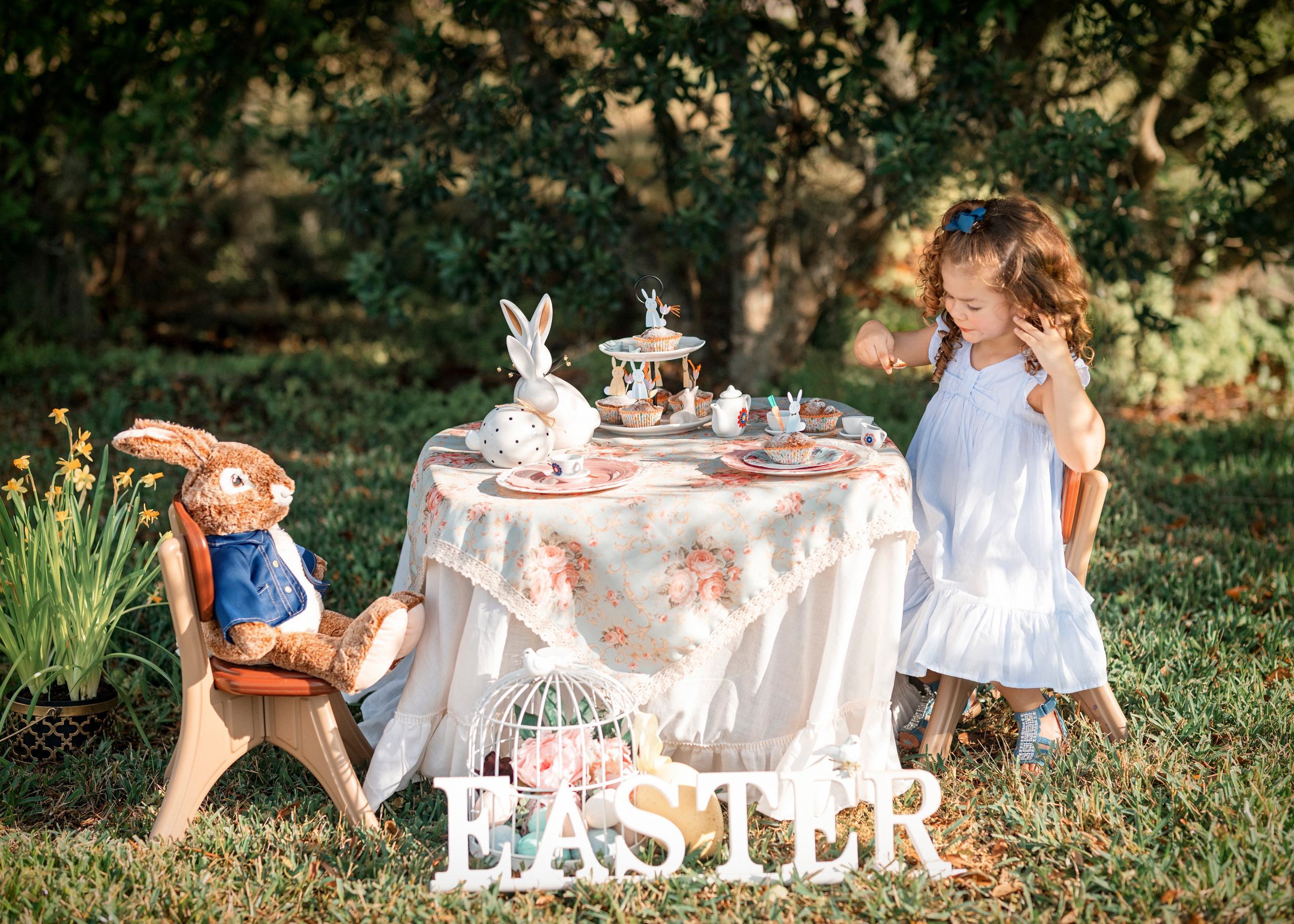 Easter_Zariah. Portrait, kids and family photographer in Wesley Chapel Alina Alice Osipova