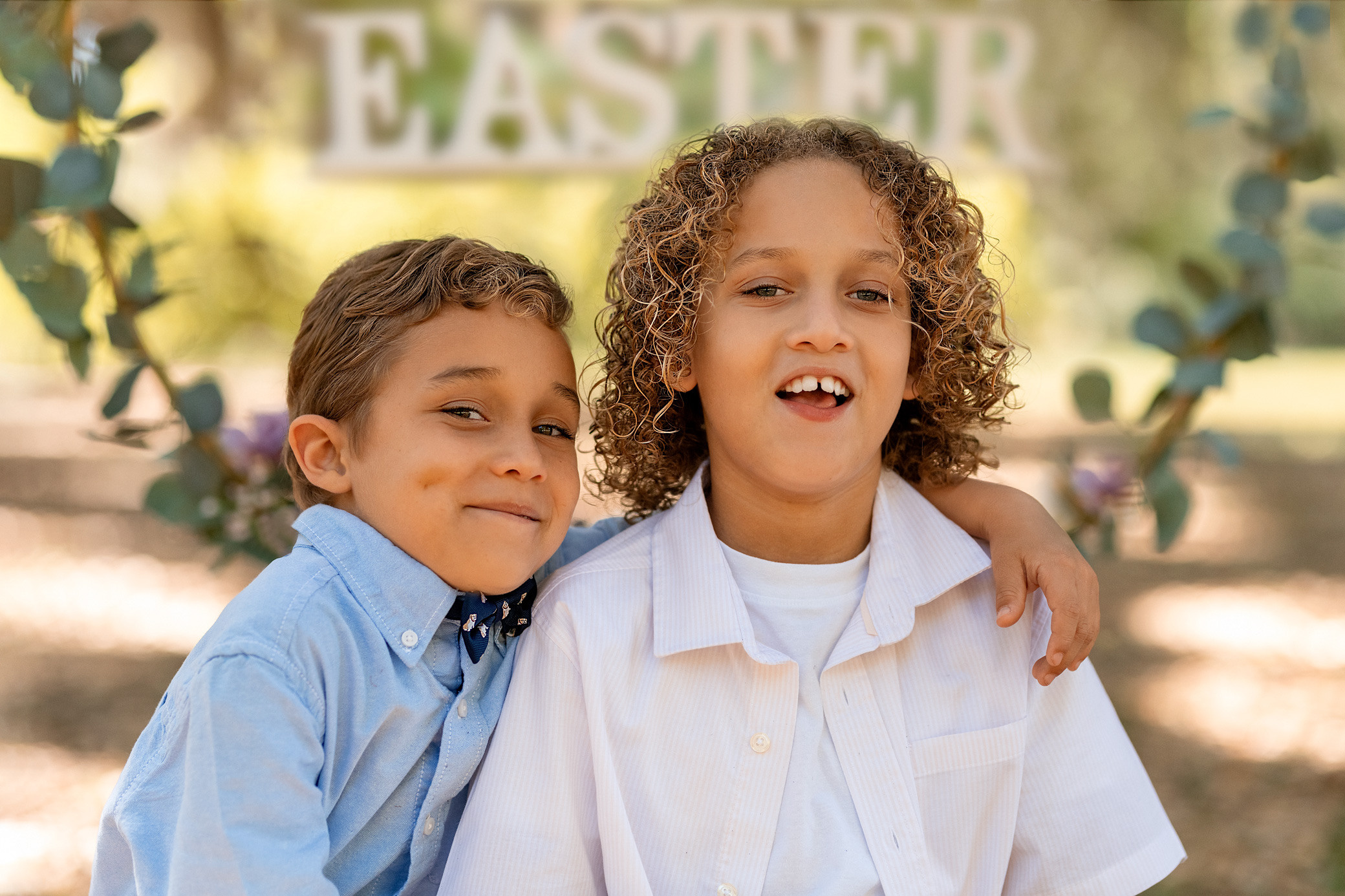 Easter_Elijah & Ben_2021. Portrait, kids and family photographer in Wesley Chapel Alina Alice Osipova